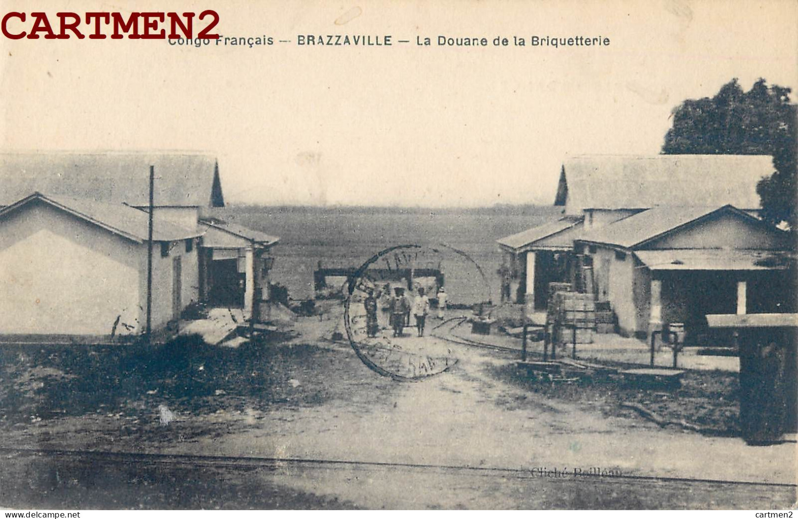 CONGO FRANCAIS BRAZZAVILLE LA DOUANE DE LA BRIQUETTERIE AFRIQUE - Brazzaville