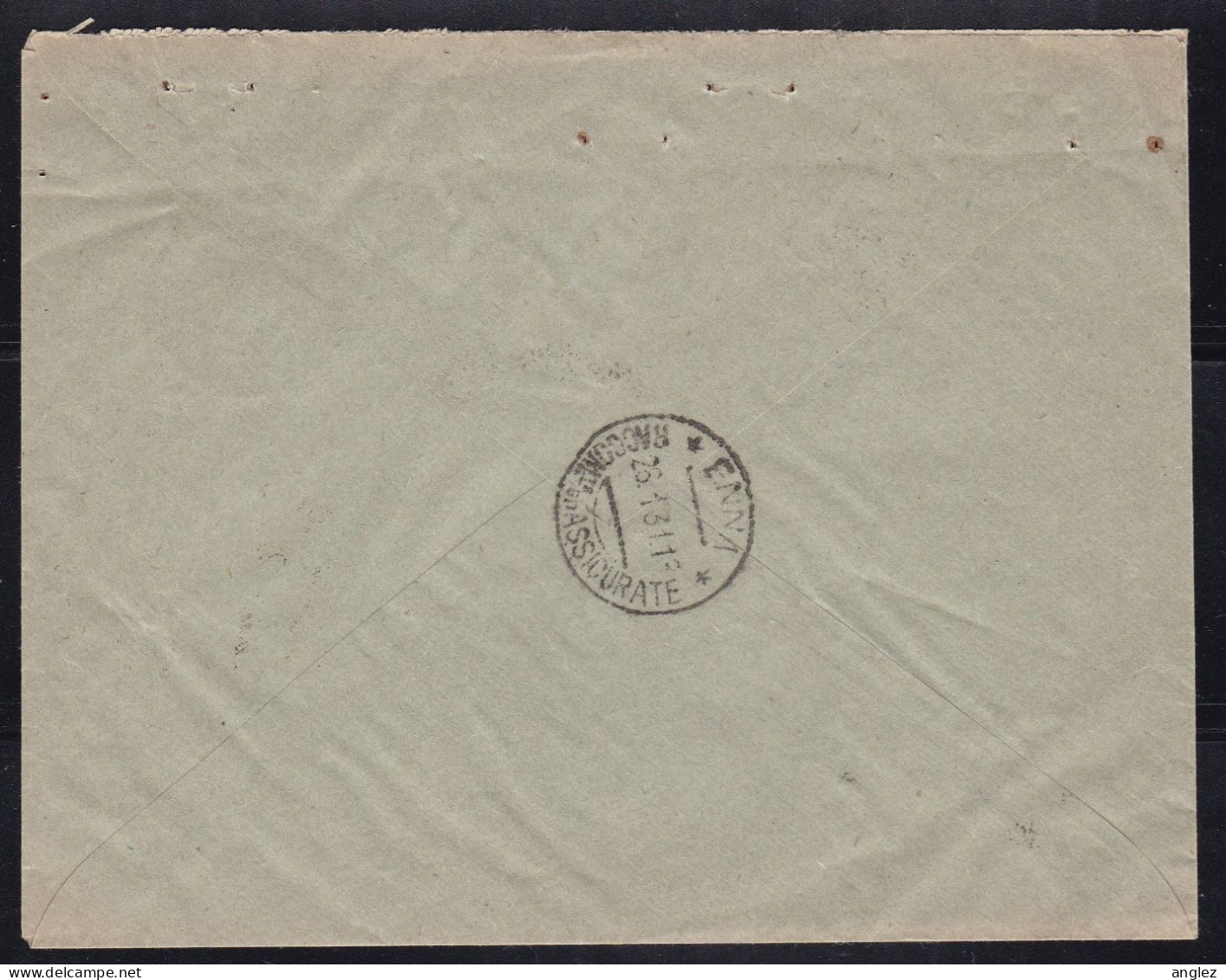 Italy - 1931 PTT Official Cover Enna Local With Postage Due / Segnatasse Stamp - Impuestos