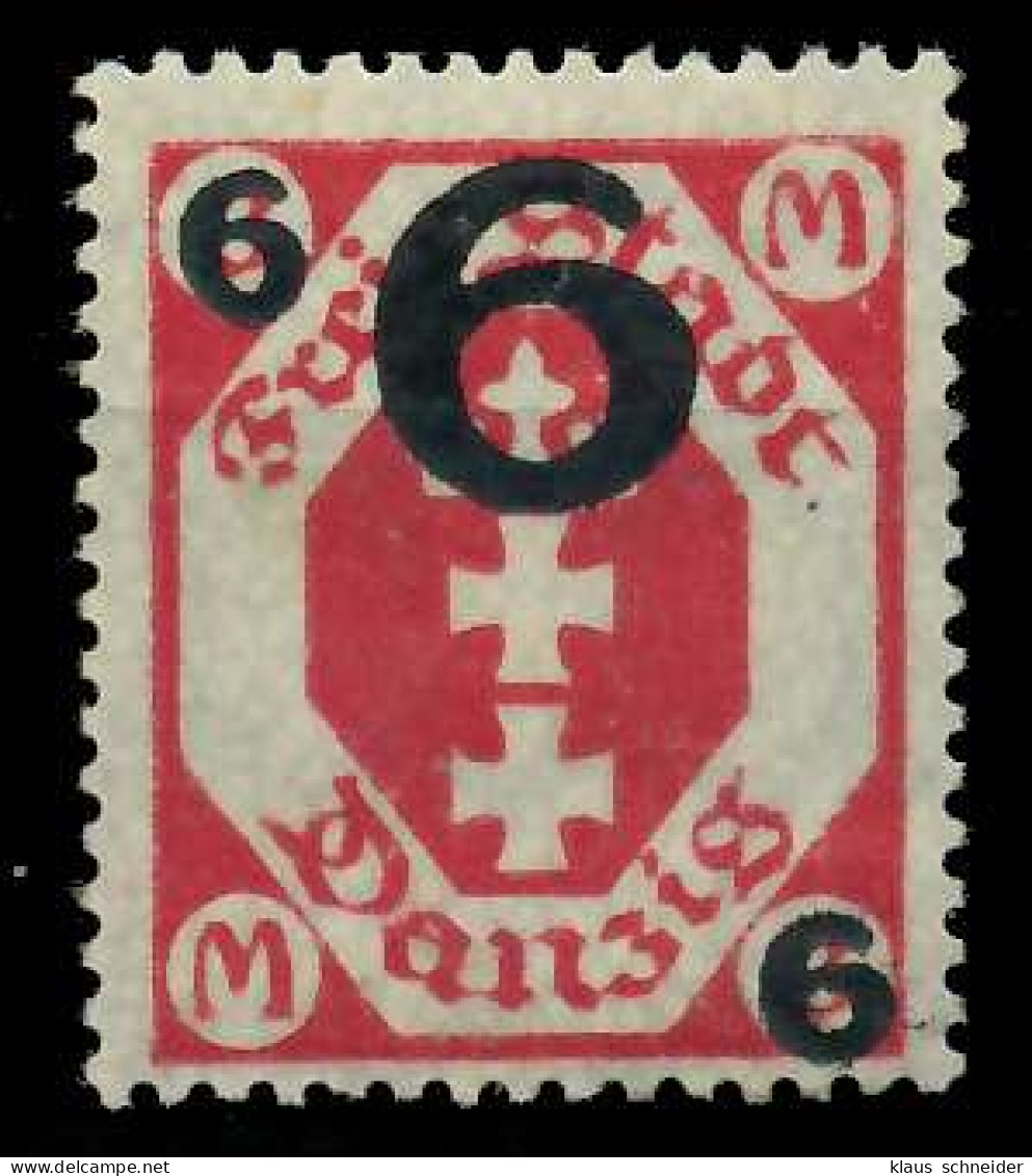 DANZIG 1922 Nr 106b Ungebraucht X88CE6E - Postfris
