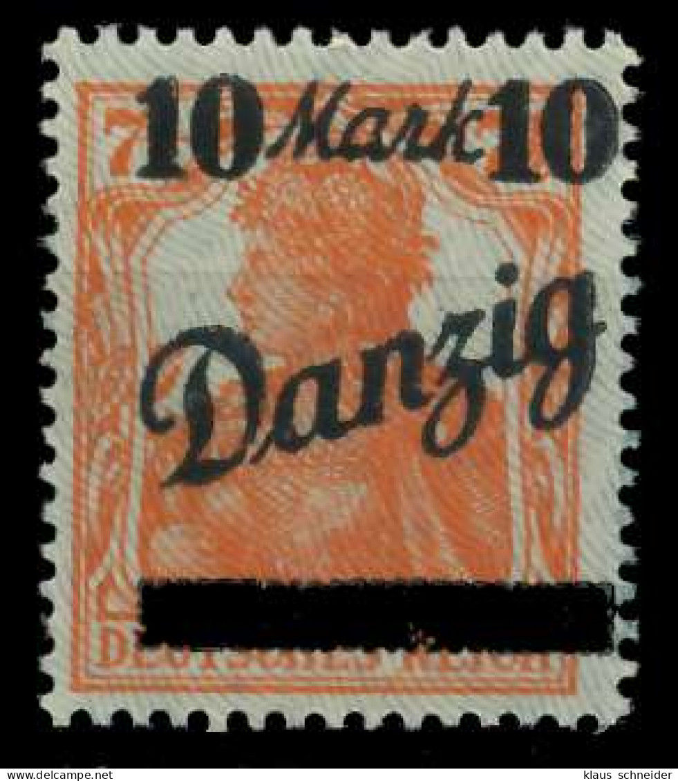 DANZIG 1920 Nr 31I Postfrisch X88CFBE - Mint