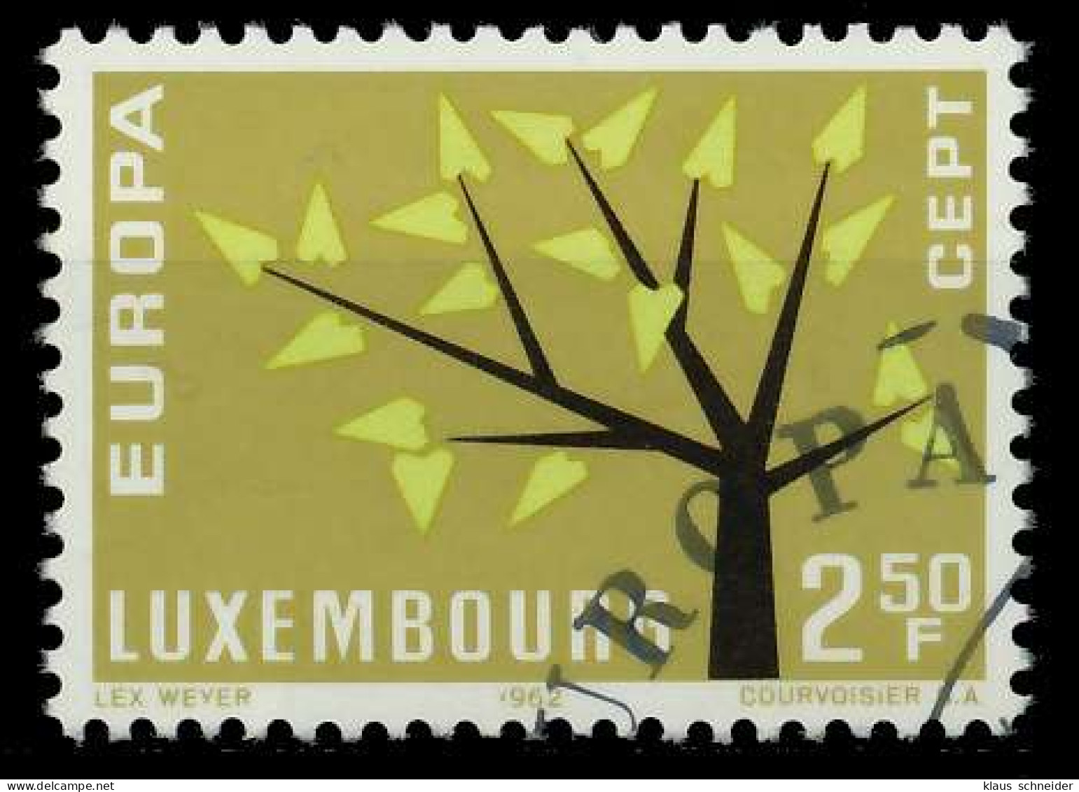 LUXEMBURG 1962 Nr 657 Gestempelt X9B04BA - Usati