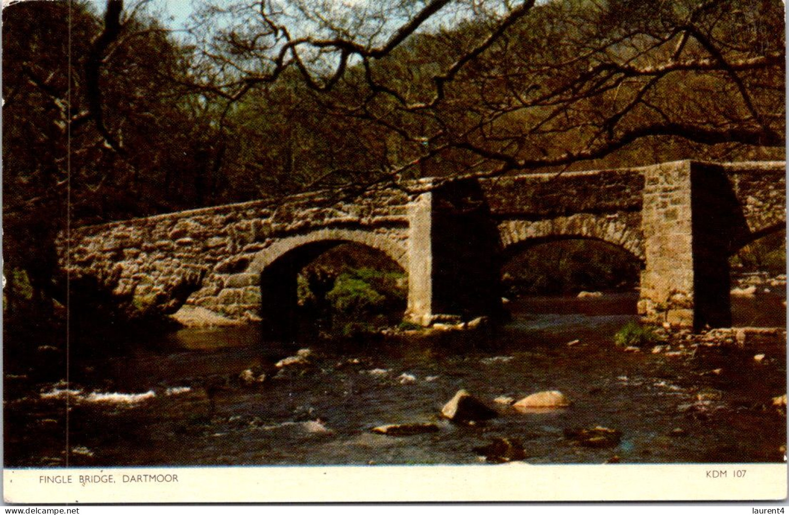 10-4-2024 (1 Z 31) UK - Dartmoor Fingle Bridge - Bridges