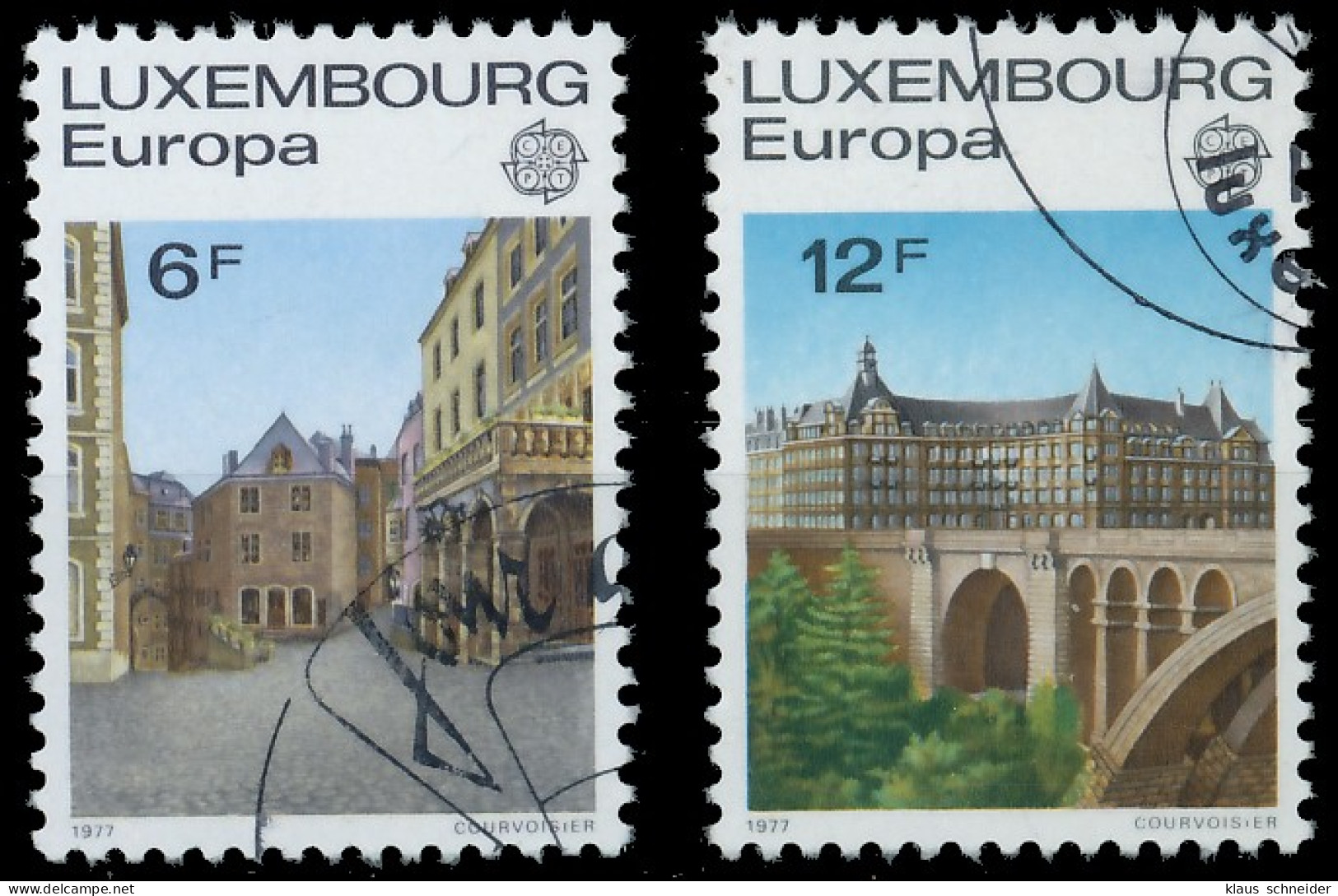 LUXEMBURG 1977 Nr 945-946 Gestempelt X55D07E - Oblitérés