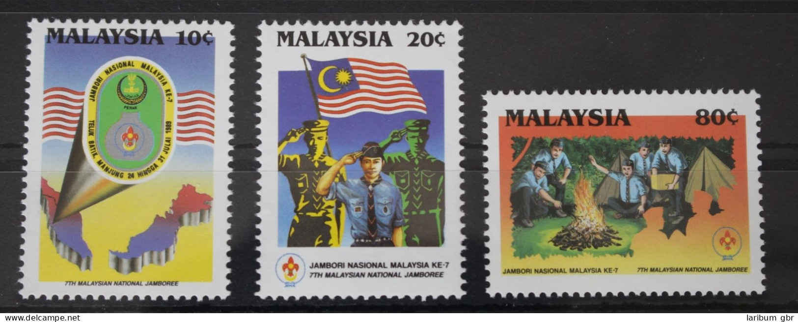 Malaysia 400-402 Postfrisch Pfadfinder #WT288 - Malaysia (1964-...)