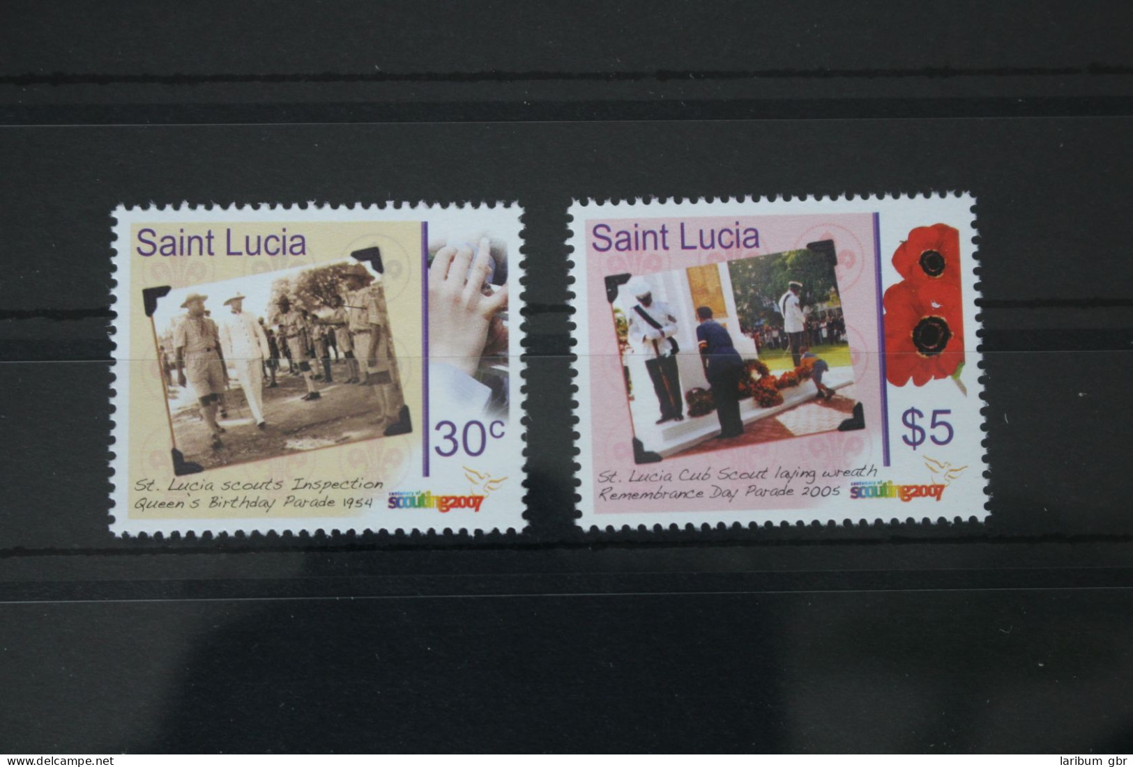 St. Lucia 1265-1266 Postfrisch Pfadfinder #WT298 - St.Lucia (1979-...)