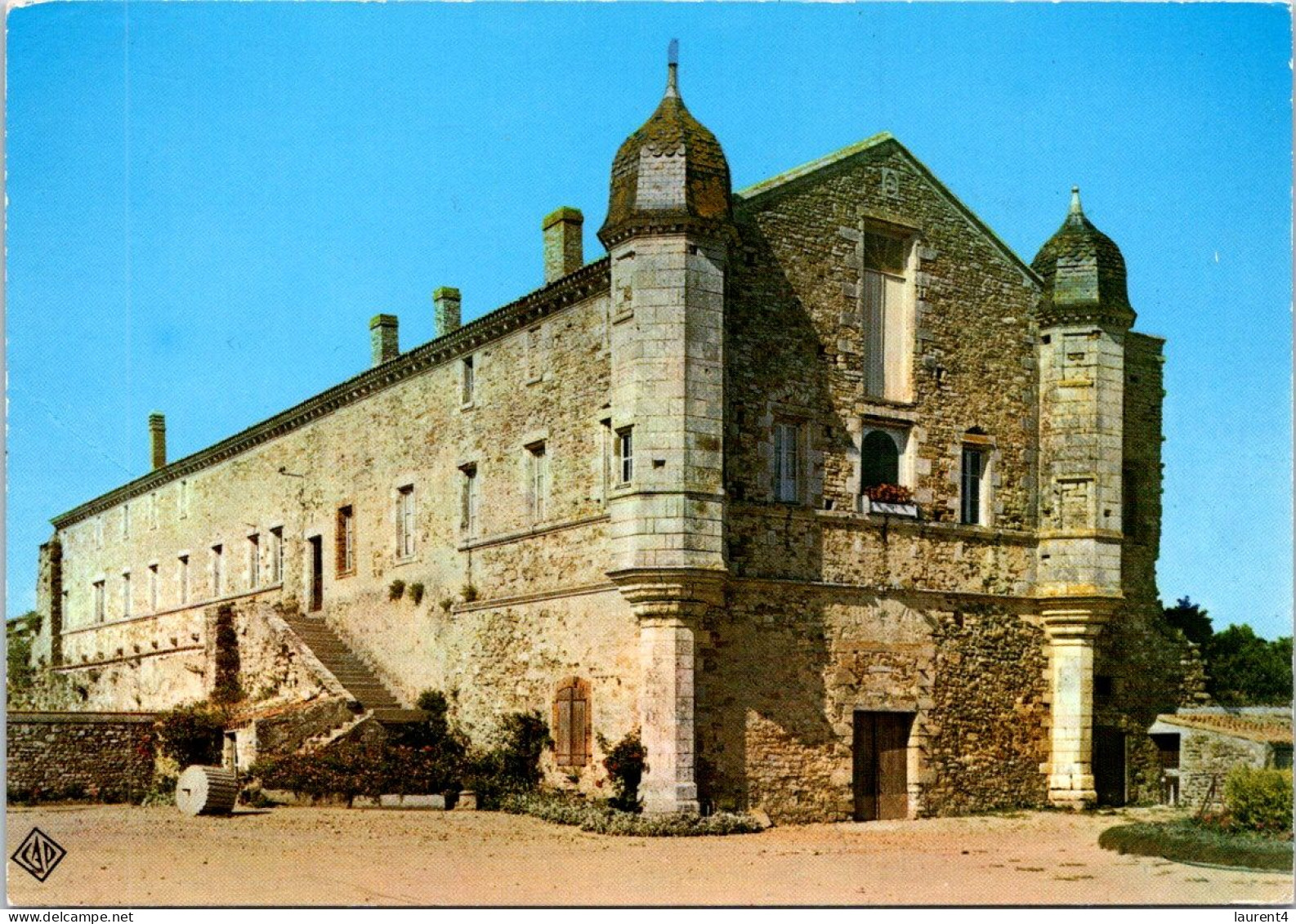 10-4-2024 (1 Z 31) FRance - Posted 1972 - Abbaye De Jard Sur Mer - Kirchen U. Kathedralen