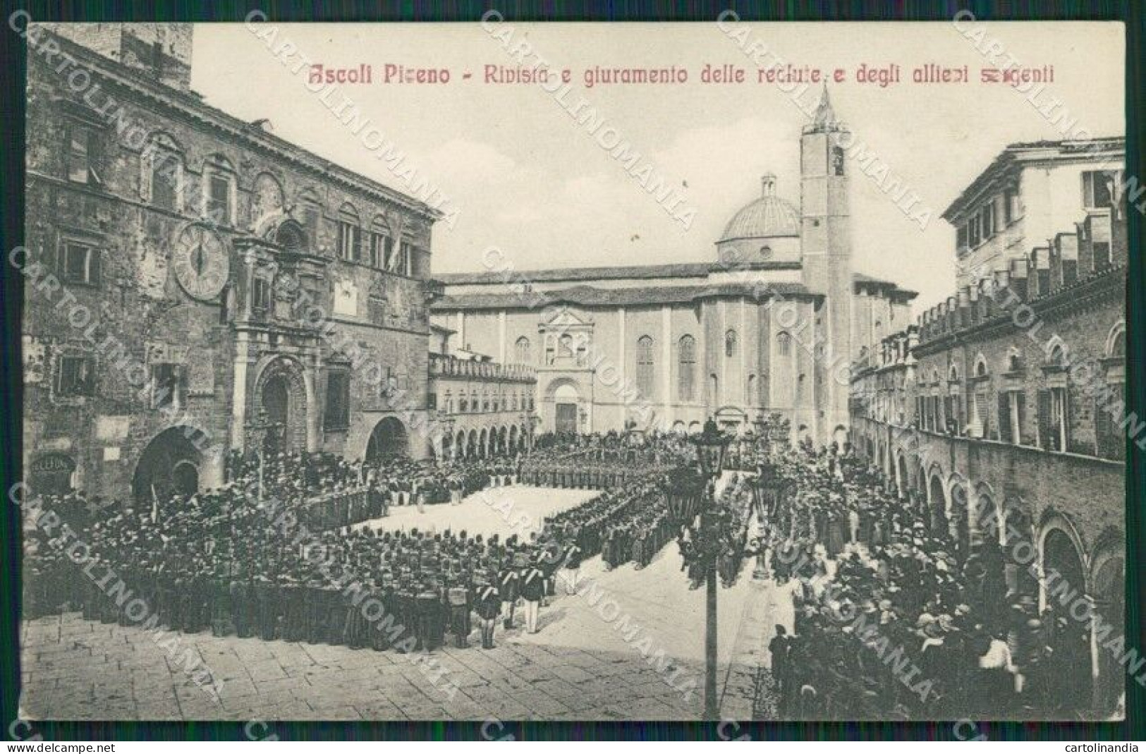 Ascoli Piceno Città Militari Cartolina QK6358 - Ascoli Piceno
