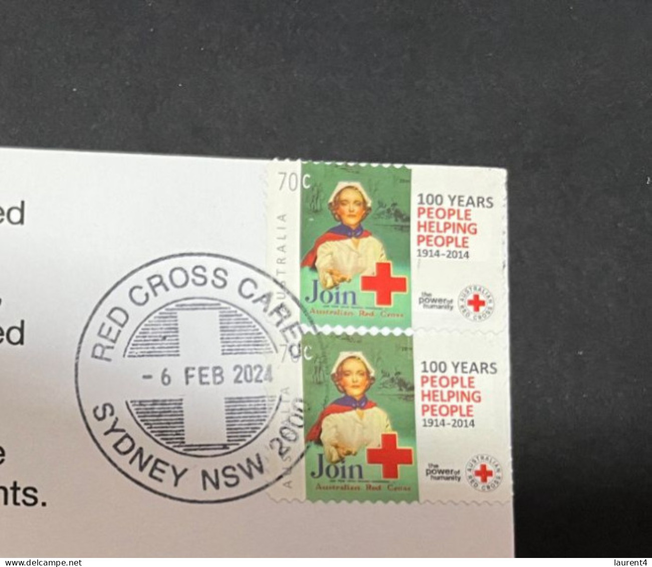 10-4-2024 (1 Z 32) King Charles III Is Diagnosed With A Form Of Cancer & Receiving Treatments (Croix Rouge X 2  + P/M) - Enfermedades