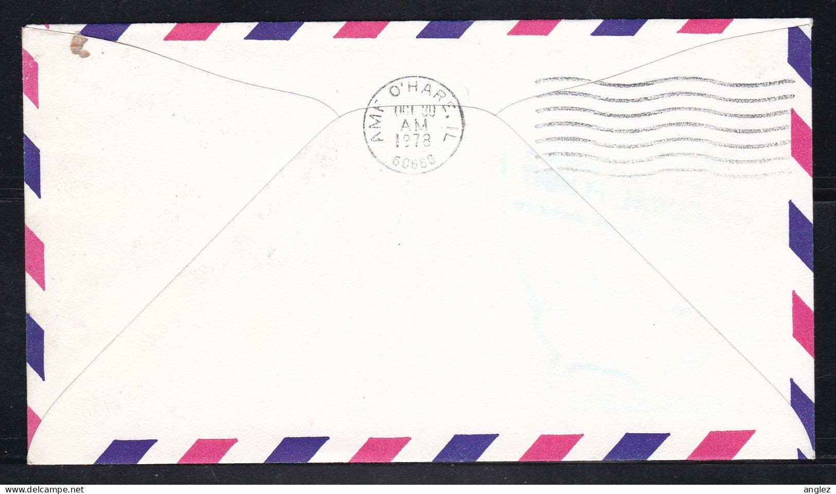 United Nations New York Office - 1978 Seaboard Airlines Inaugural Flight Cover To Chicago - Briefe U. Dokumente