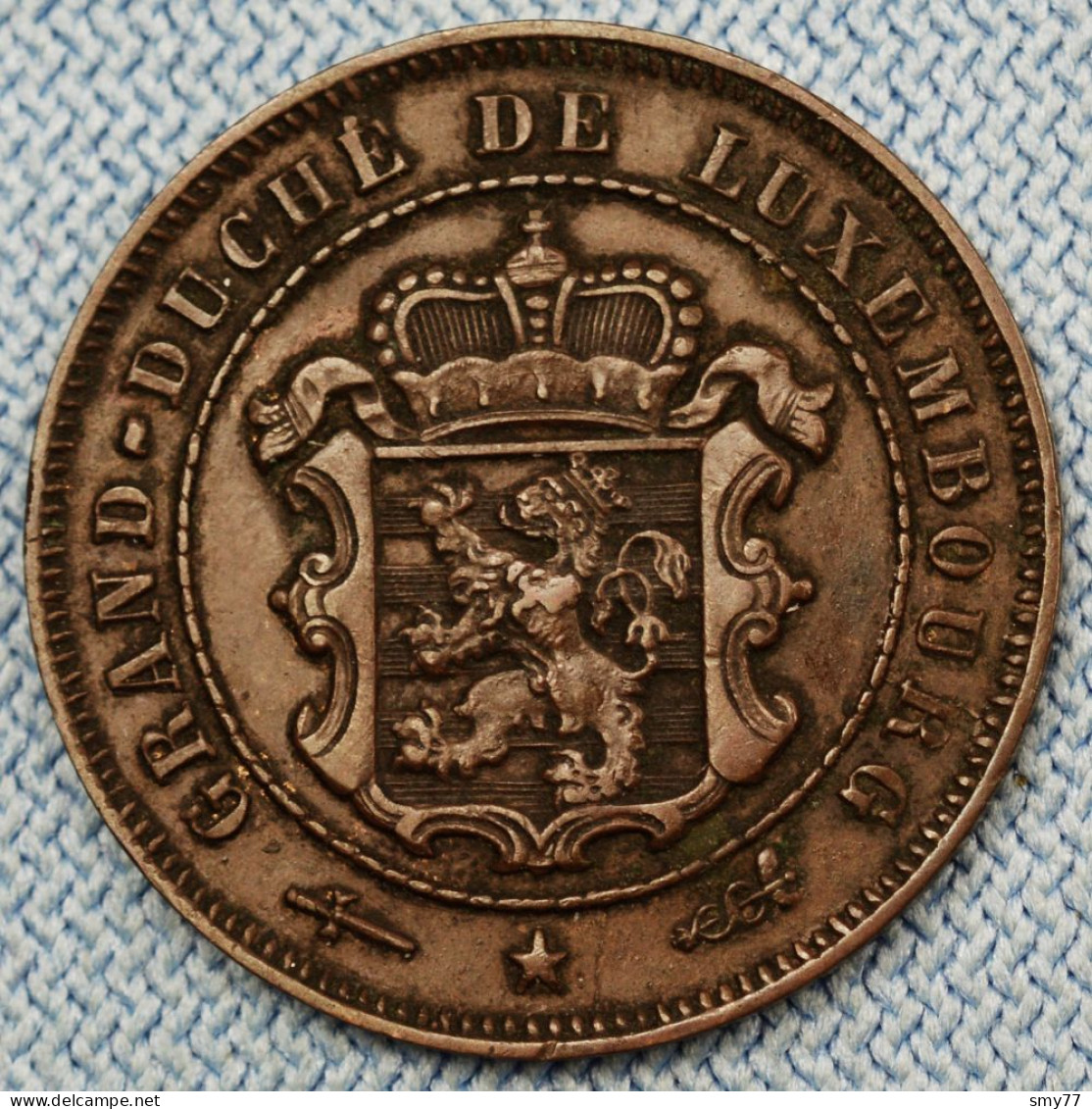 Luxembourg • 2 1/2 Centimes 1901 • SUP / XF+  • B_RTH - Error - A Almost Absent • Luxemburg •  [24-573] - Luxemburg