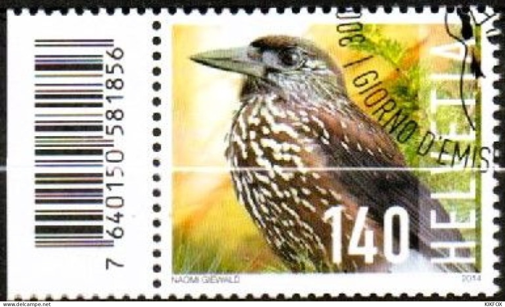 SUISSE ,SCHWEIZ,2014,  MI.2361, SBK 1522, ANIMAUX SAUVAGES,  GESTEMPELT, OBLITERE - Used Stamps