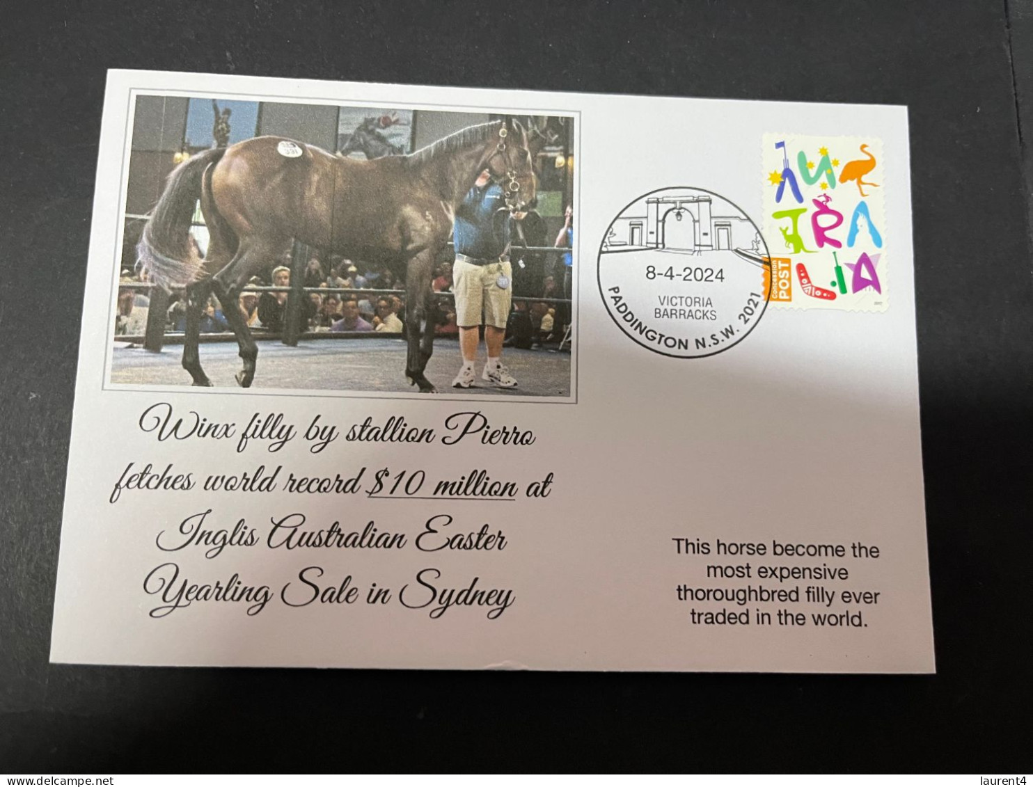 6-4-2024 (1 Z 13) WINX (race Horse) Filly Fetches World Record $ 10 Million Yearling Sale In Sydney (Australia) - Ippica