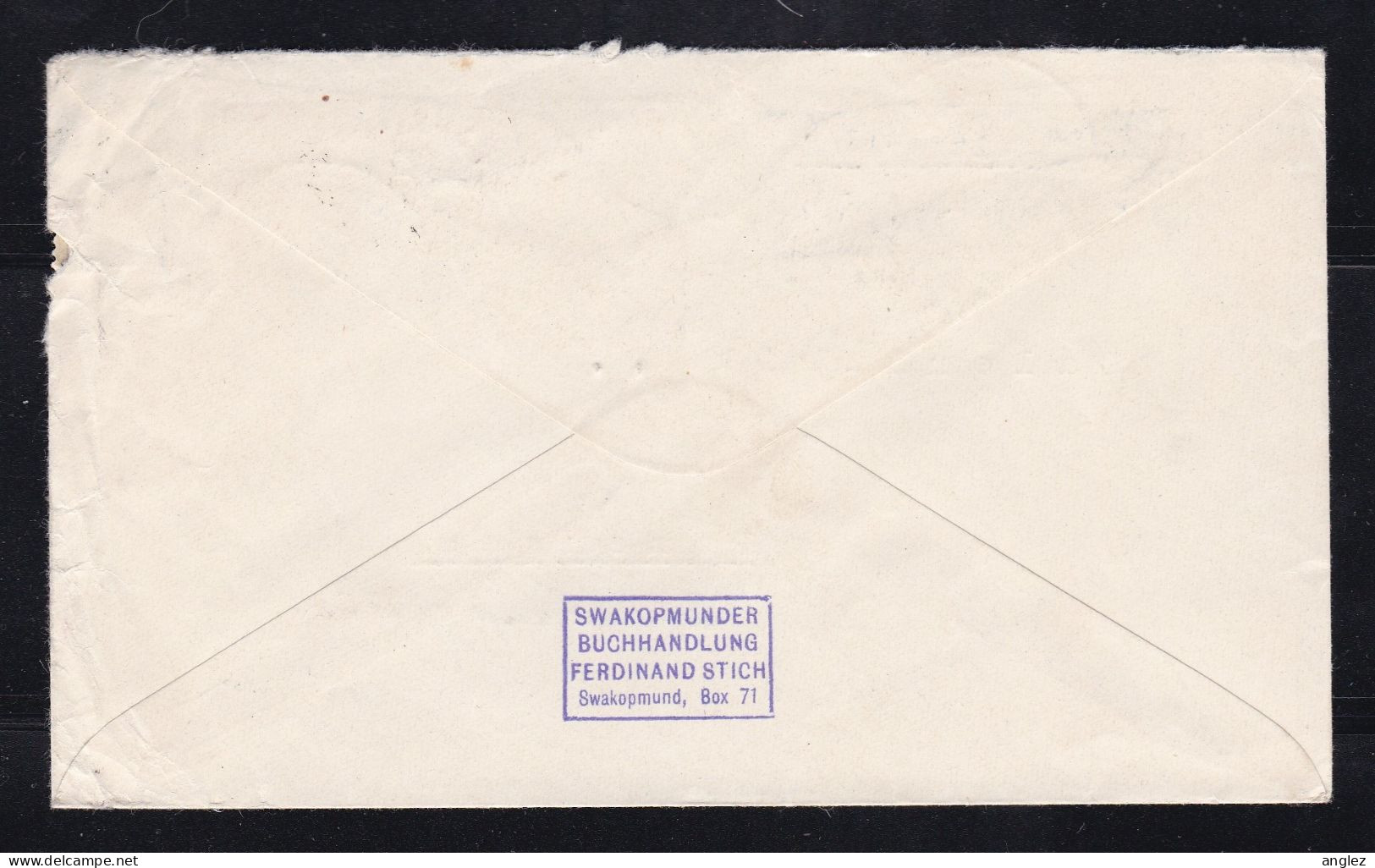 South West Africa - 1947 Airmail Cover Swakopmund To Switzerland - Franked Bilingual Pairs - Südwestafrika (1923-1990)