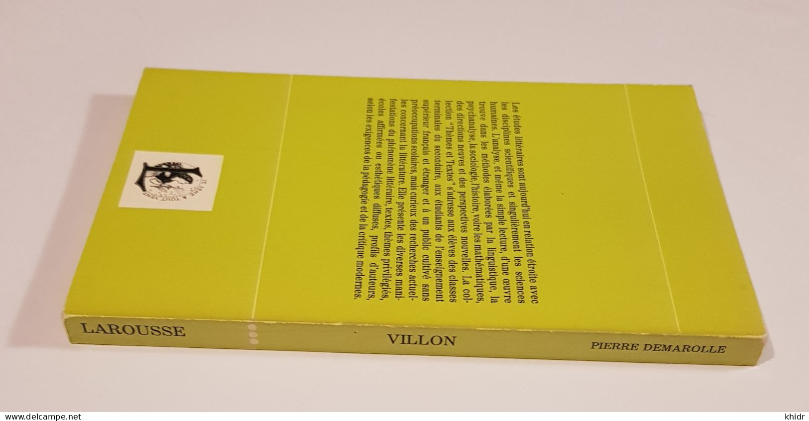 Villon - Un Testament Ambigu. Par Pierre Demarolle - 18+ Years Old