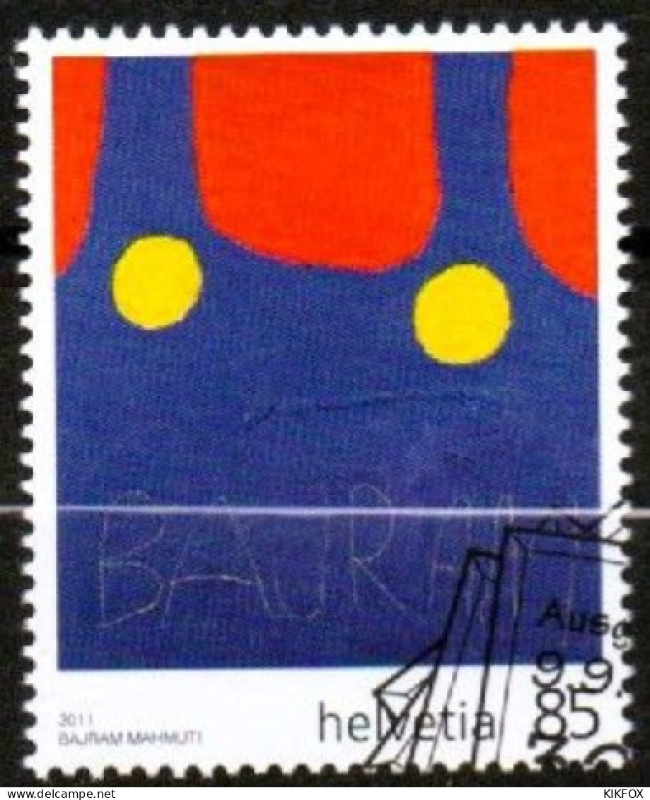 SUISSE ,SCHWEIZ, 2011, N 1406,  MI.2210, ARTISTES HANDICAPES, GESTEMPELT, OBLITERE - Gebraucht