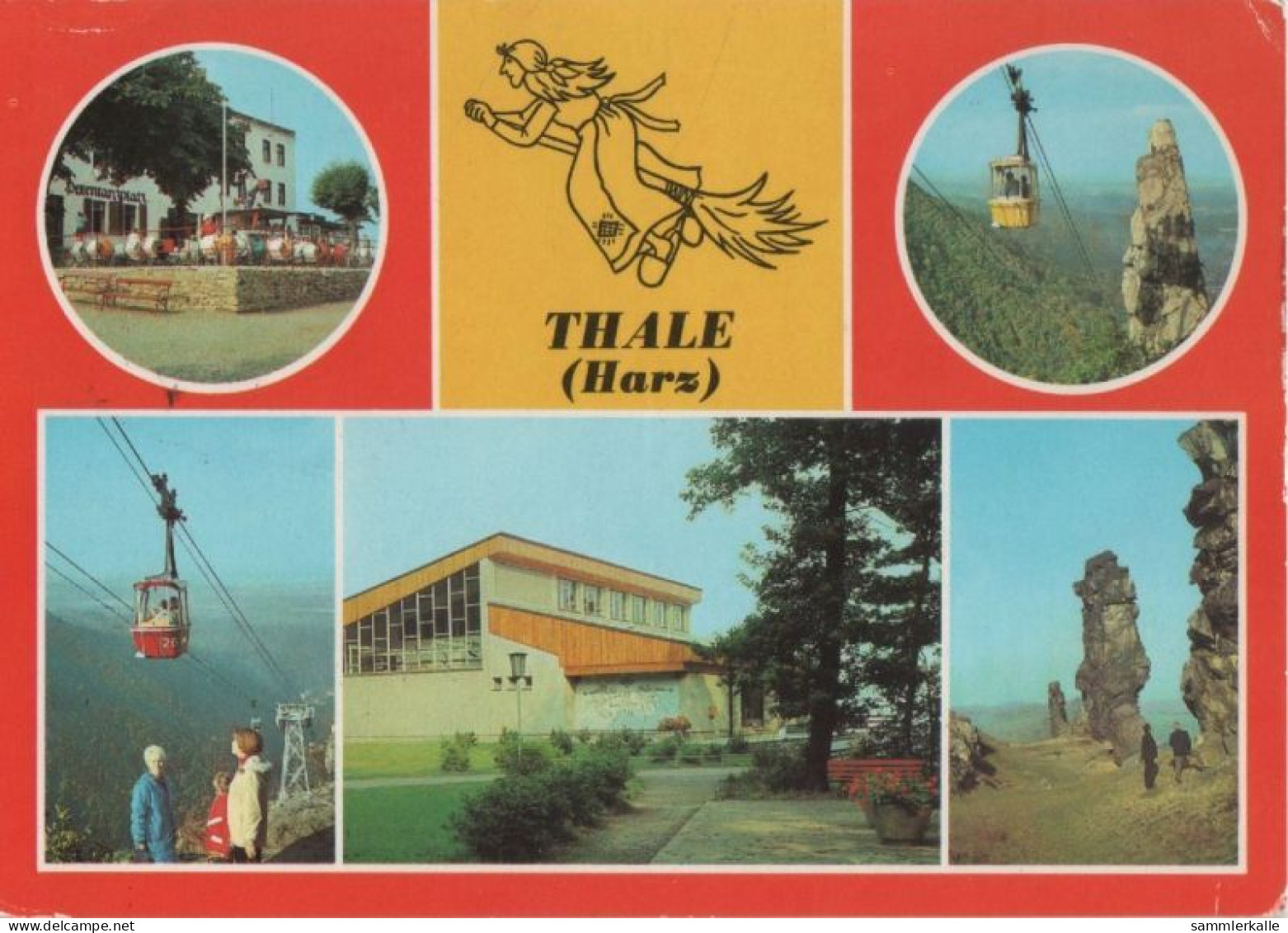 74334 - Thale - U.a. Personenschwebebahn - 1985 - Thale