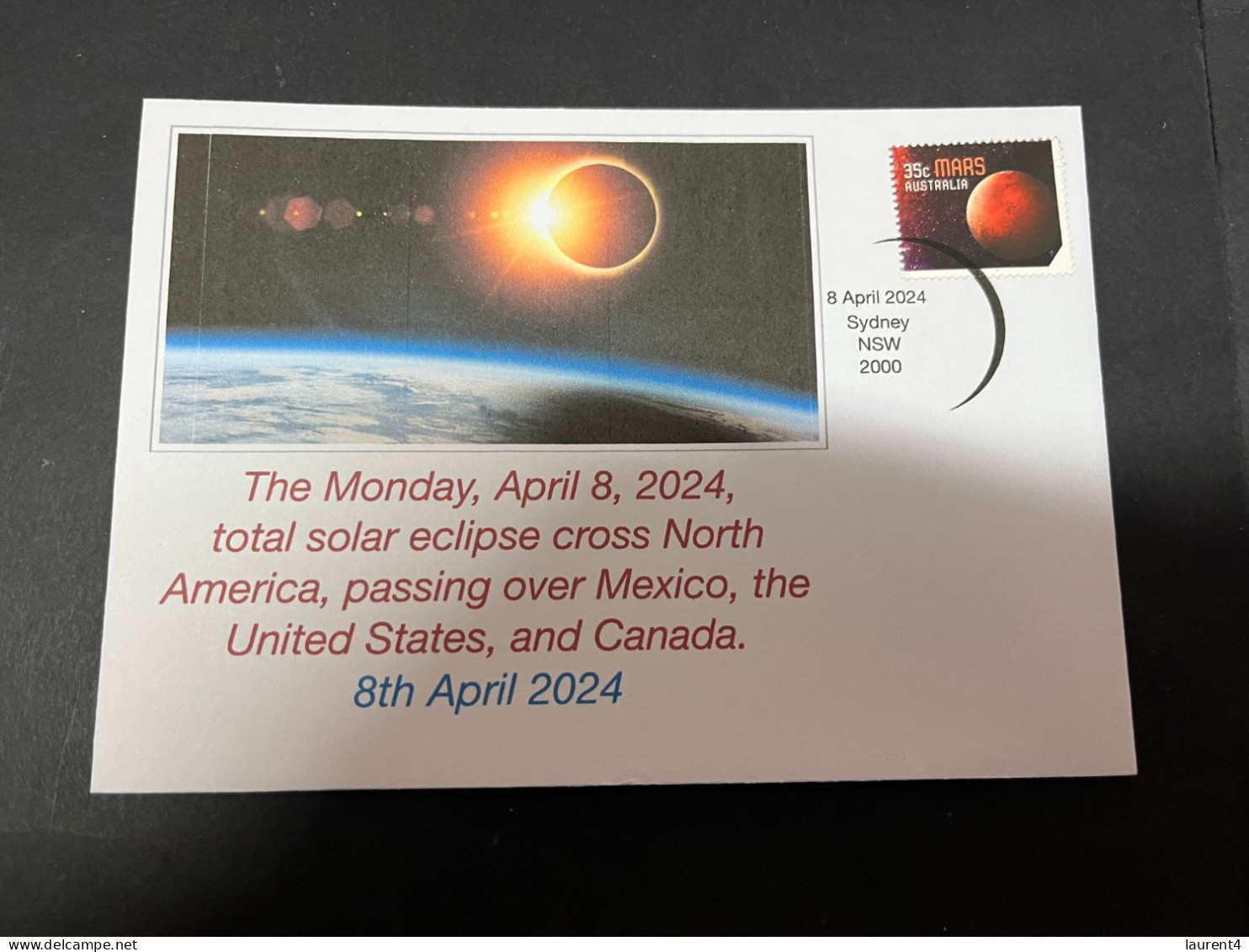 10-4-2024 (1 Z 32) Total Eclipse Seen Accross America (8 Aprill 2024) Mexico - USA - Canada - Astrologie