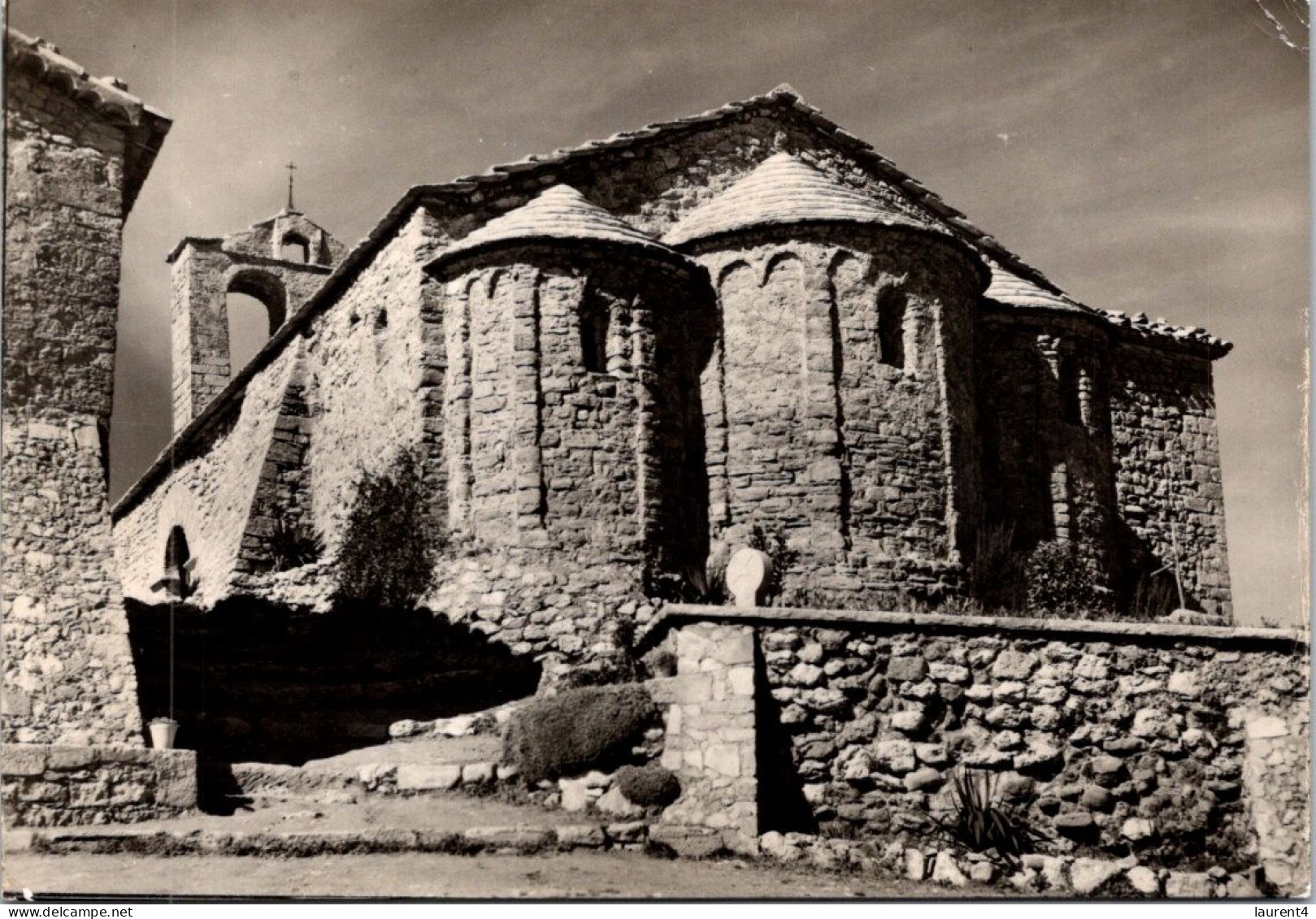 10-4-2024 (1 Z 31) B/w - Tossa De Montbul Church - Kirchen U. Kathedralen