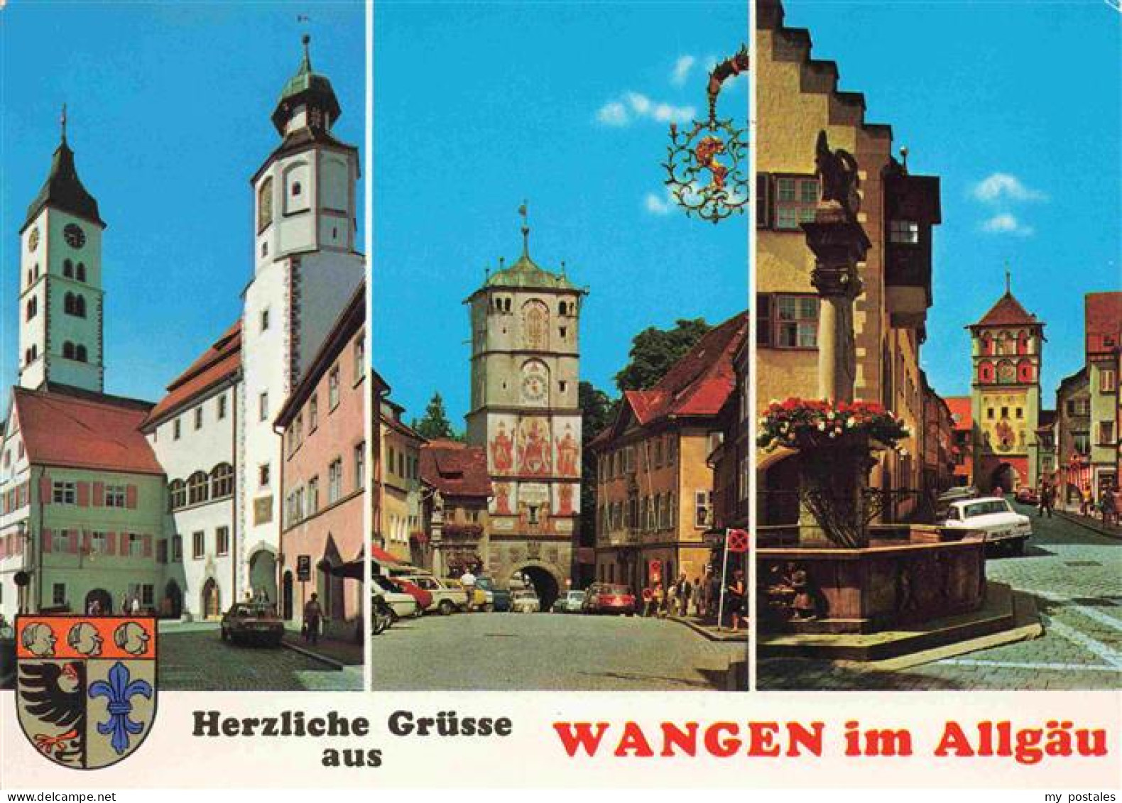 73970088 Wangen_Allgaeu_Bayern Rathaus Und St Martinskirche Ravensburger Tor Lin - Wangen I. Allg.