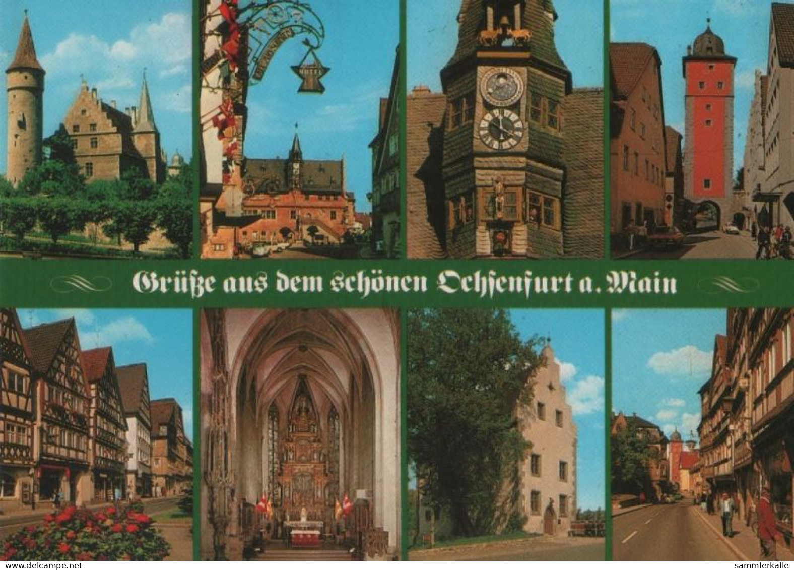 91566 - Ochsenfurt - Mit 8 Bildern - Ca. 1995 - Ochsenfurt