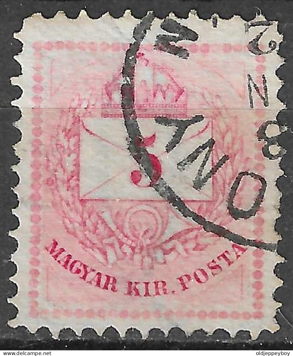 ERROR HONGRIE - HUNGARY - UNGARN / 1881 Typo. Perf. 11 1/2 WMK 132 Plate Failure, Missing Print - Plaatfouten En Curiosa