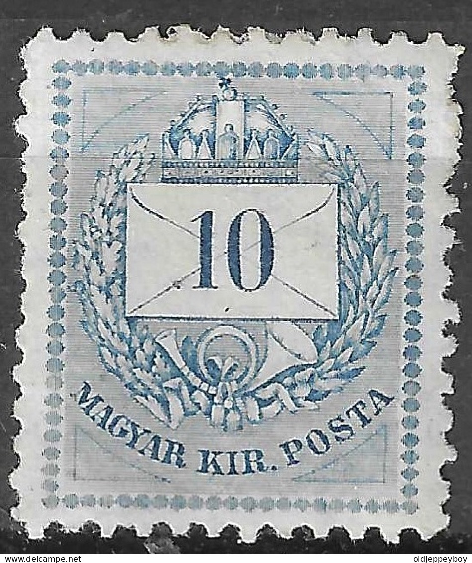 HONGRIE - HUNGARY - UNGARN / 1881 Typo. Perf. 11 1/2 WMK 132 10Kr Mint  - Ungebraucht