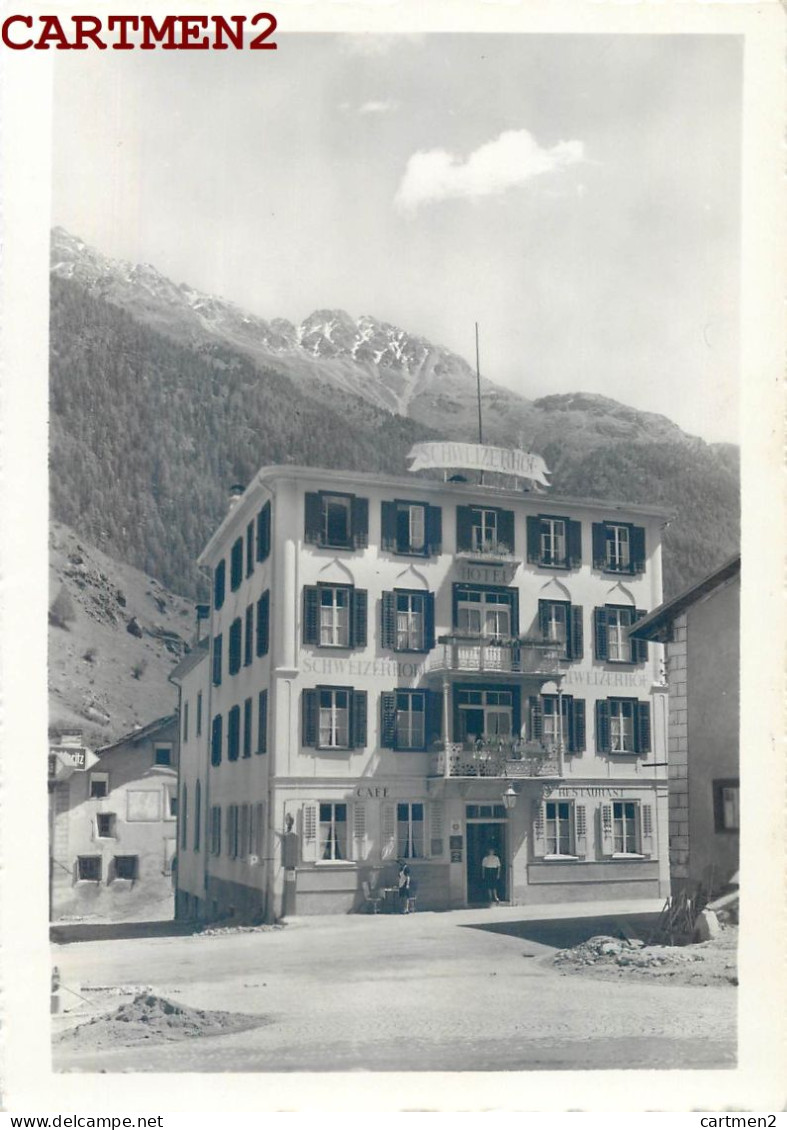 HOTEL SCHWEIZERHOF IN SUSCH ENGADIN CANTON DU GRISONS SUISSE - Susch