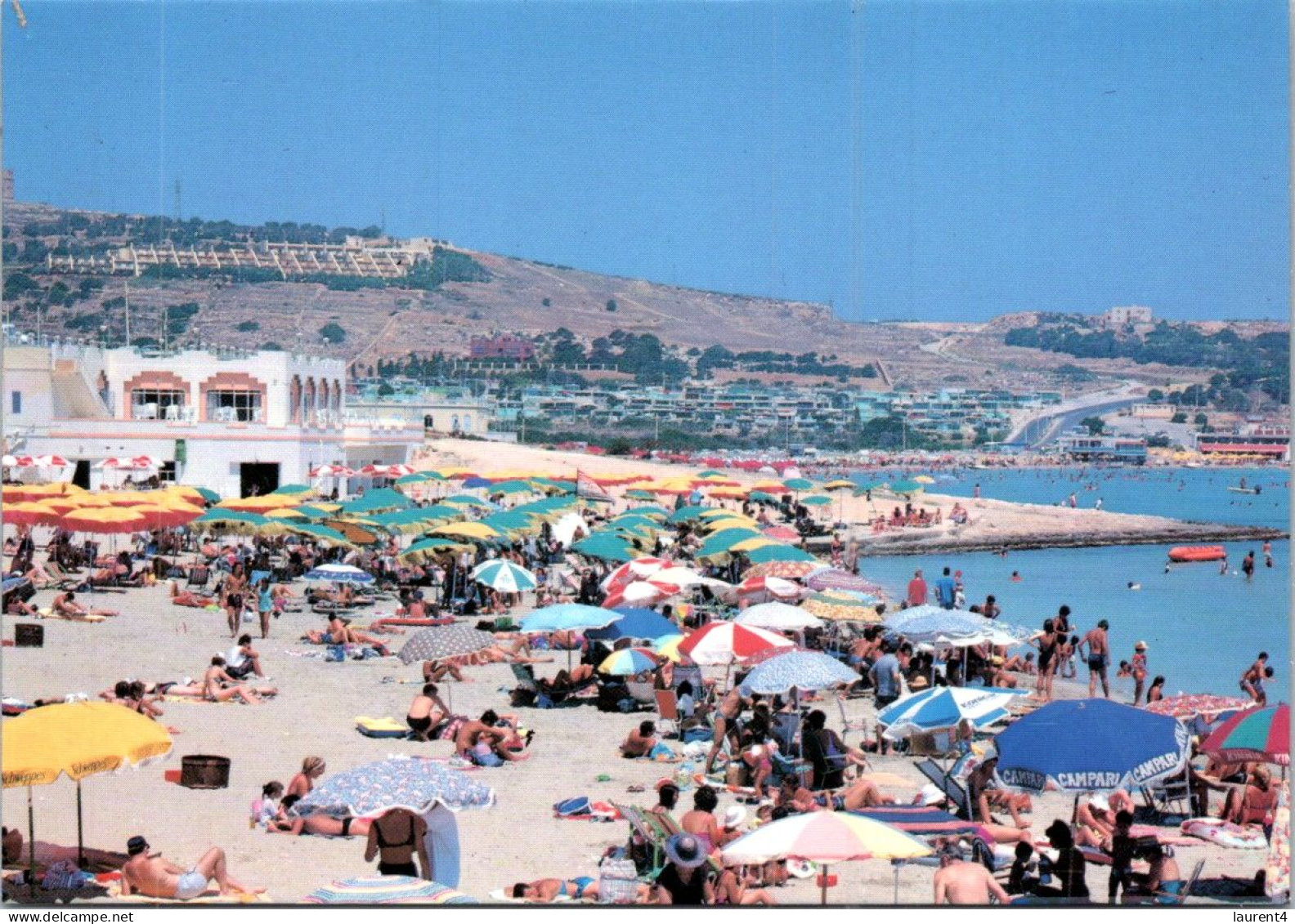 10-4-2024 (1 Z 33) Malta - Mellieha Bay &Beach - Malta