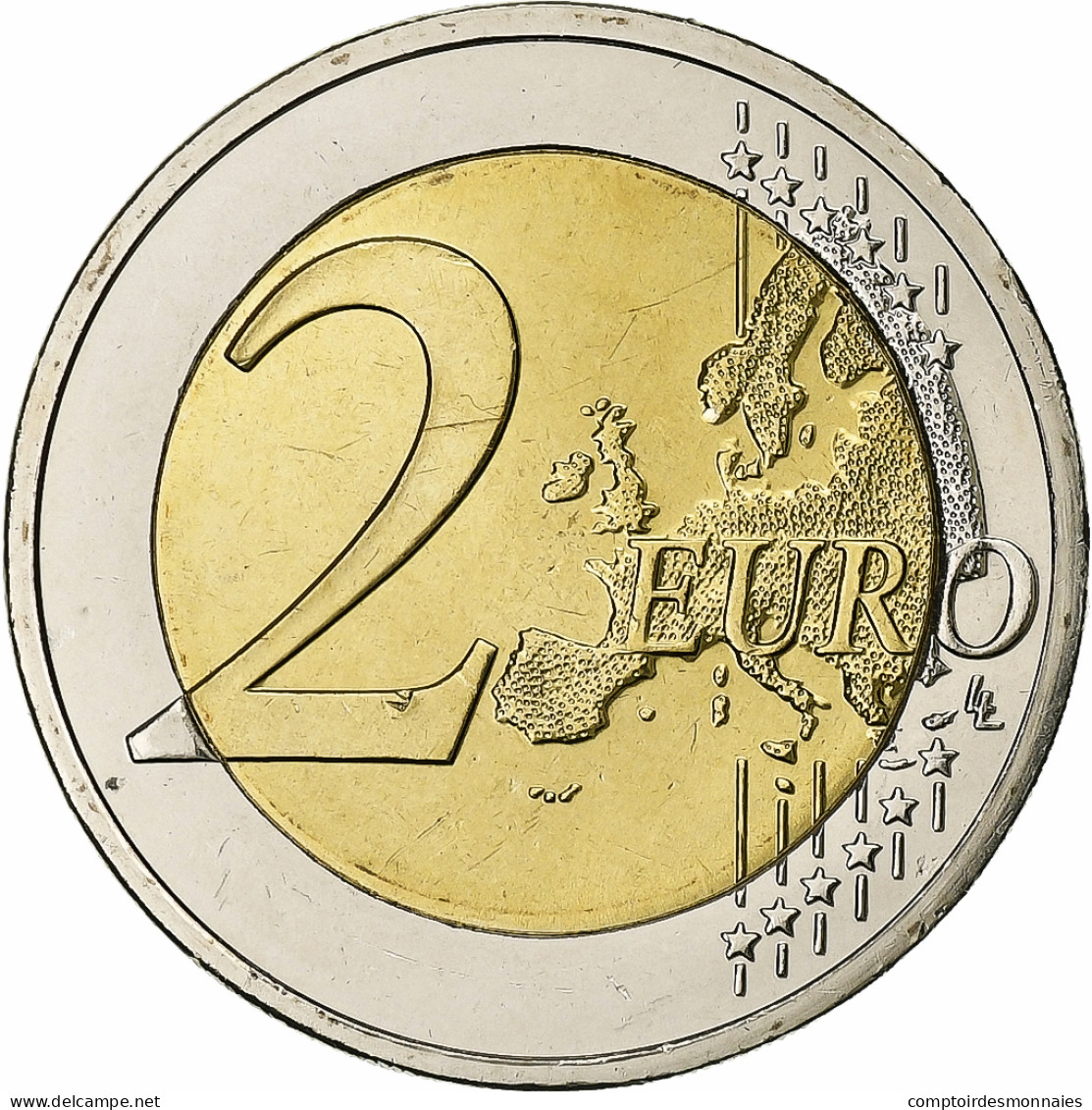 Grèce, 2 Euro, 2015, 30 Ans   Drapeau Européen, SPL+, Bimétallique, KM:272 - Griechenland