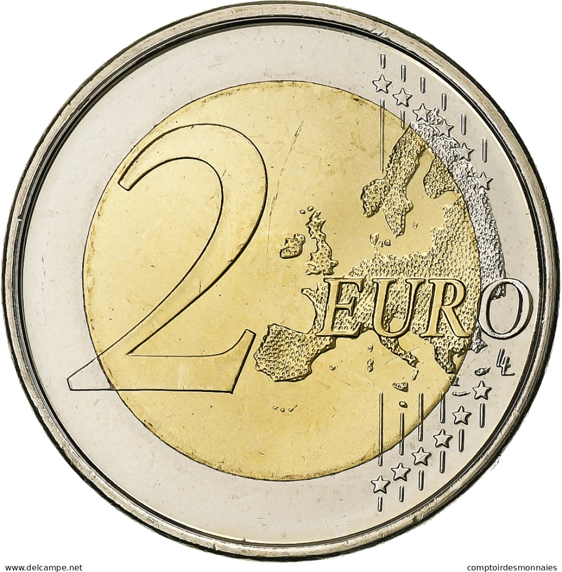 Espagne, Juan Carlos I, 2 Euro, 10 Years Euro, 2012, Madrid, SPL+ - Spagna