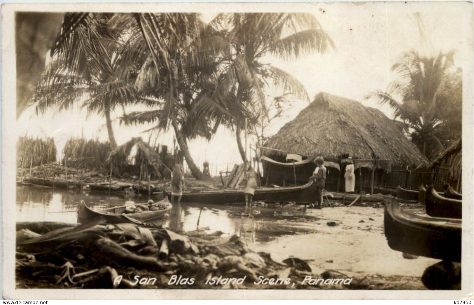 Panama - A San Blas Island Scene - Panama