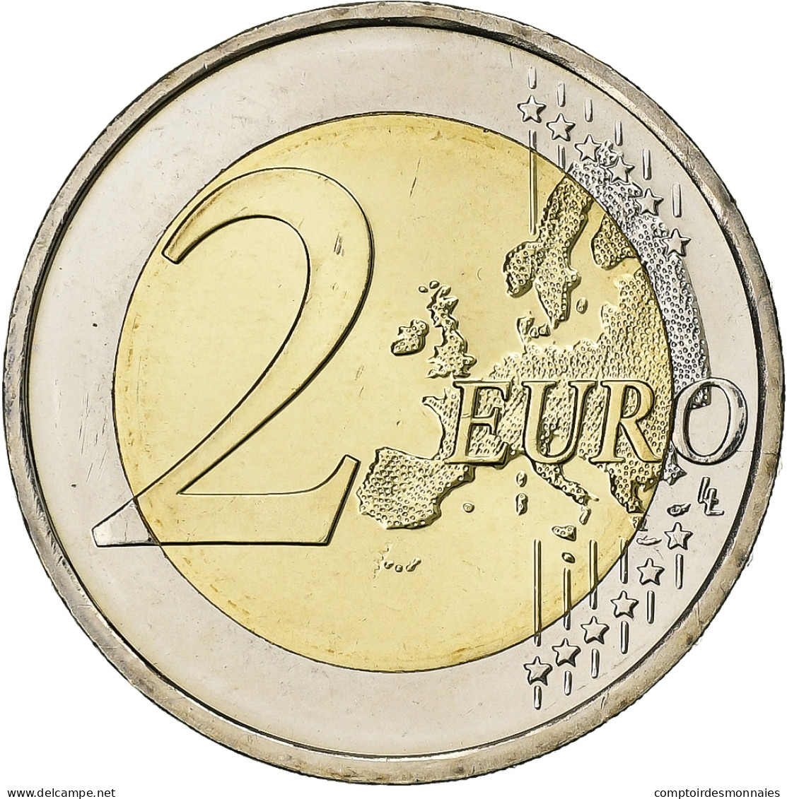 Slovénie, 2 Euro, Drapeau Européen, 2015, SPL+, Bimétallique - Slovenia