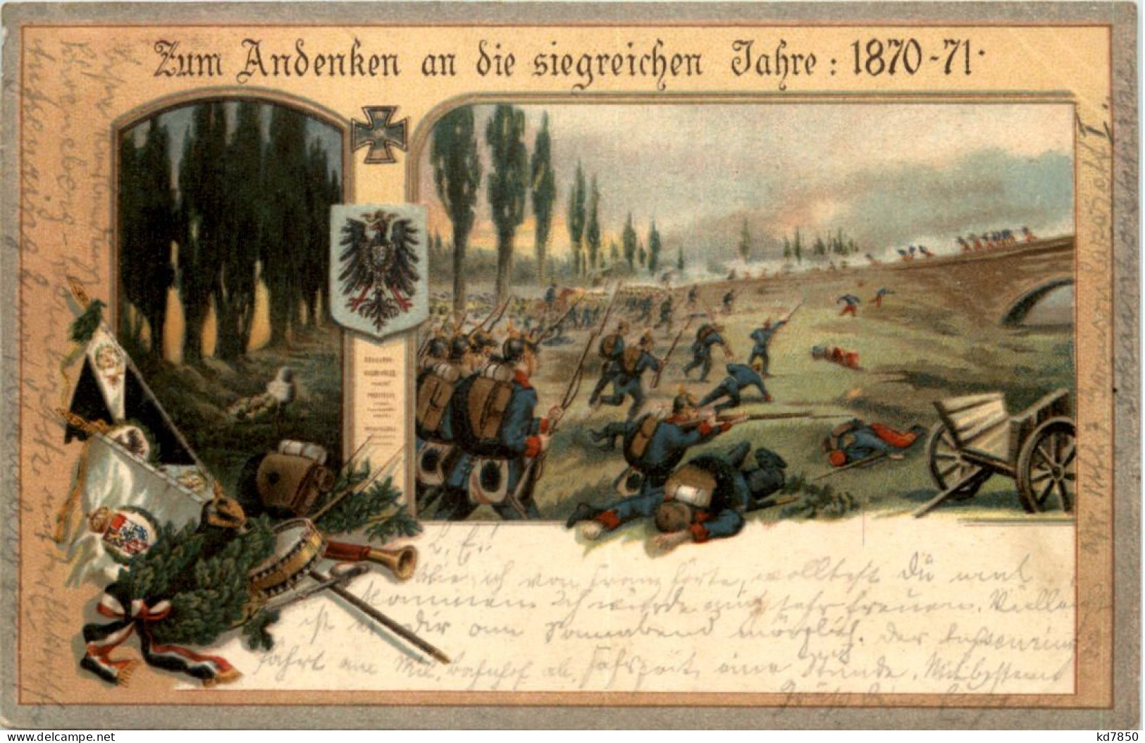 Andenken An Die Siegreichen Jahre 1870-71 - Guerres - Autres