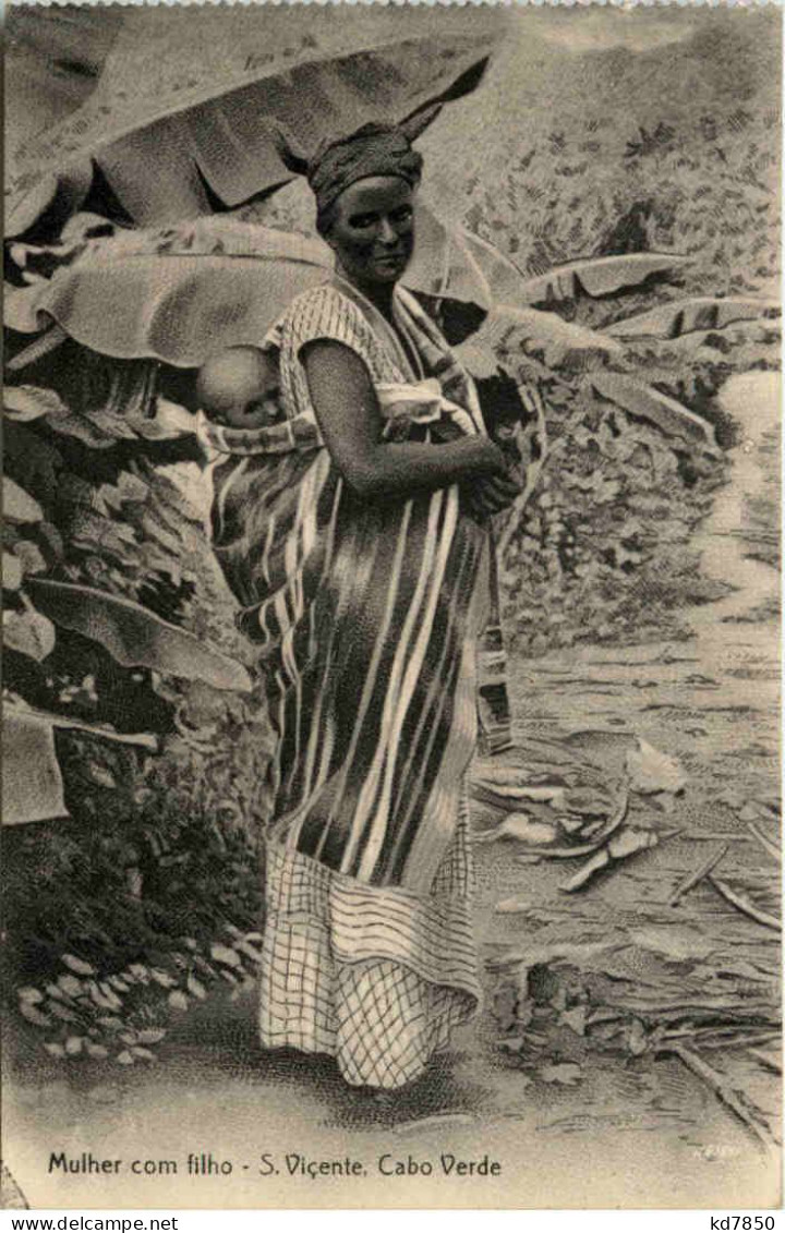 Cabo Verde - Mulher Com Filho - S. Vincente - Cap Verde