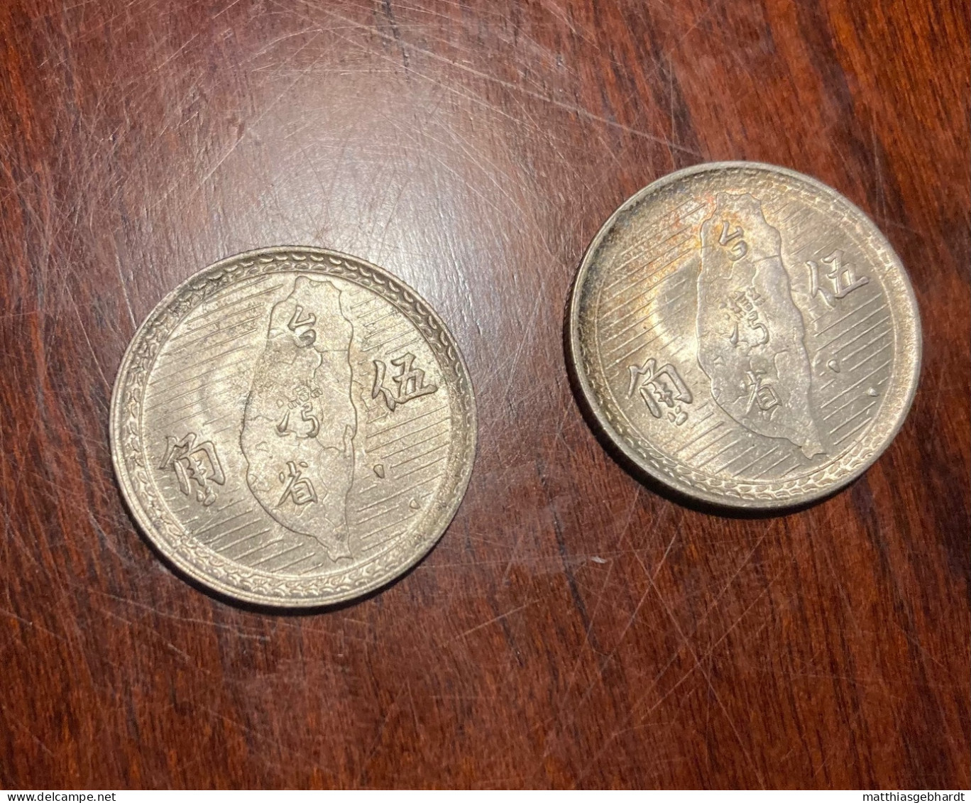 5 Jiao Dr. Sun Yat-Sen, 1949, Silver 5g - Taiwan