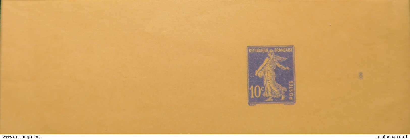 LP2943/89 - FRANCE - TYPE SEMEUSE CAMEE - ENTIER POSTAL - BANDE Pour Journaux (vierge) - N°279-BJ1 N°929 à L'envers - Streifbänder