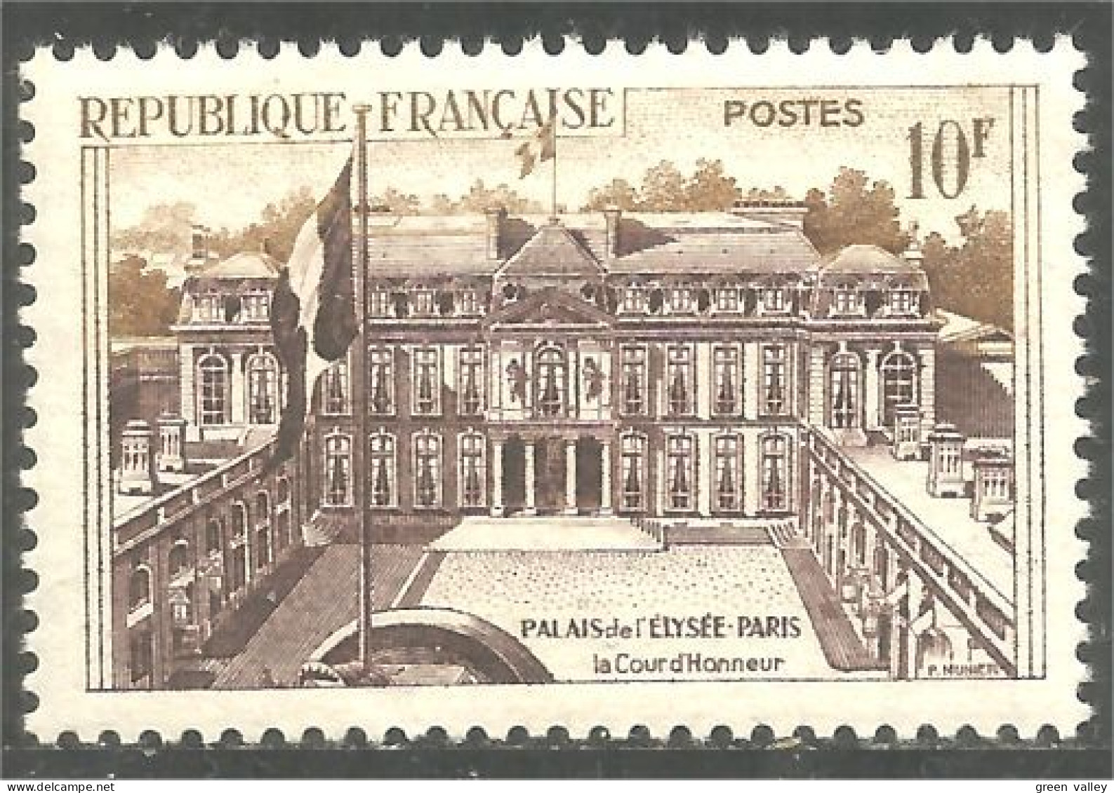 341 France Yv 1126 Palais Elysée Palace Chateau Castle MNH ** Neuf SC (1126-1c) - Castles