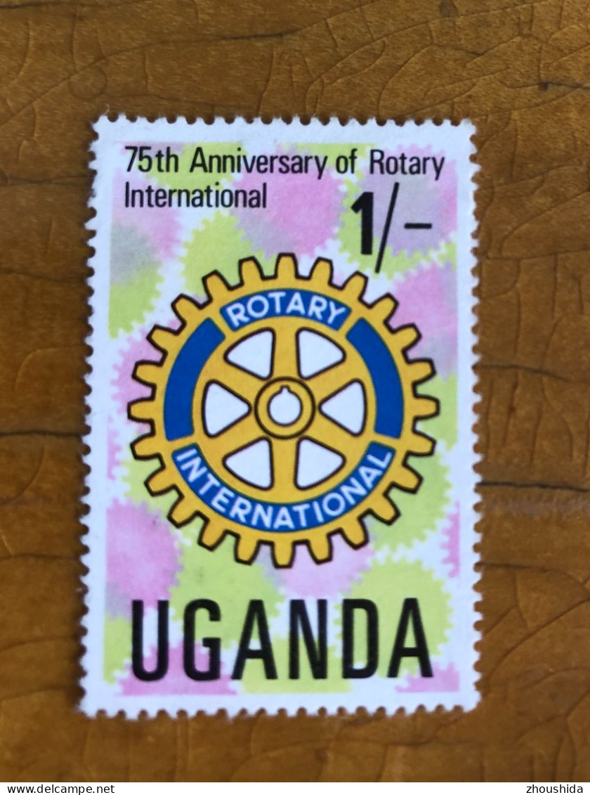 Uganda Rotary Club 1sh Fine Used - Ouganda (1962-...)