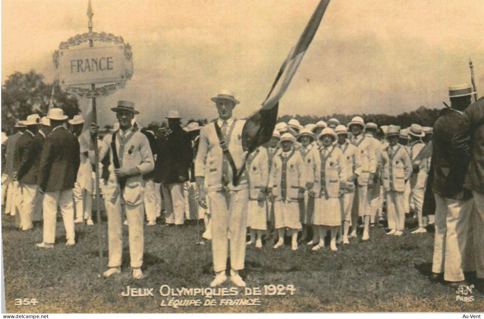 JEUX OLIMPIQUES 1924   EQUIPE DE FRANCE - Jeux Olympiques