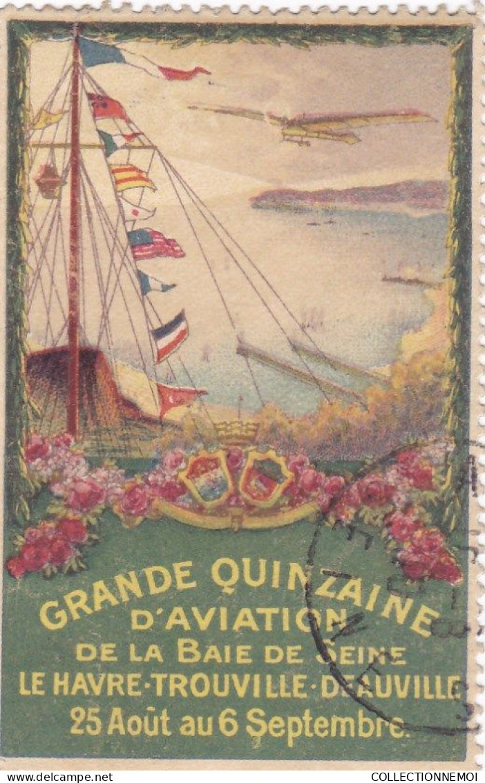 GRANDE QUINZAINE D'AVIATION DE LA BAIE DE SEINE LE HAVRE TROUVILLE  à Voir Et Etudier - Aviación