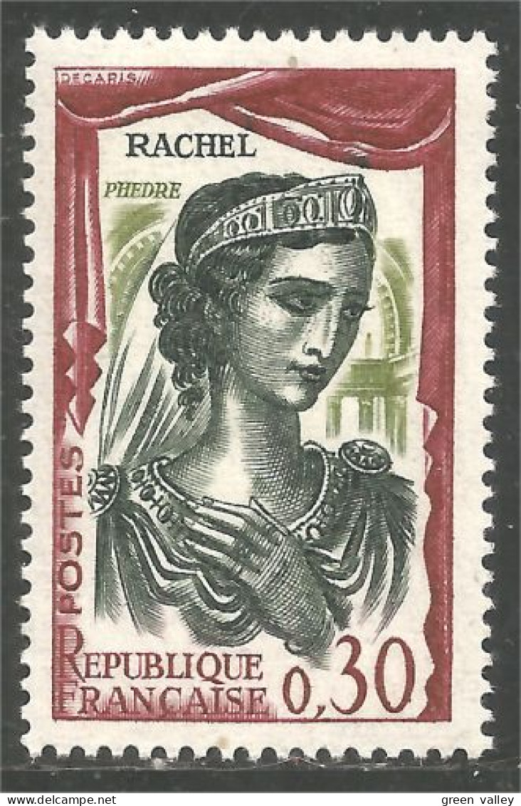 343 France Yv 1303 Comédiens Français French Comedians Rachel MNH ** Neuf SC (1303-1c) - Disfraces
