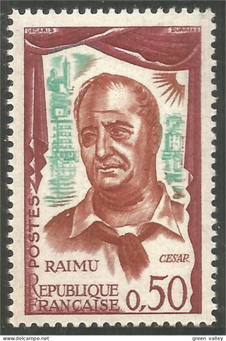 343 France Yv 1304 Comédiens Français French Comedians Raimu MNH ** Neuf SC (1304-1c) - Disfraces