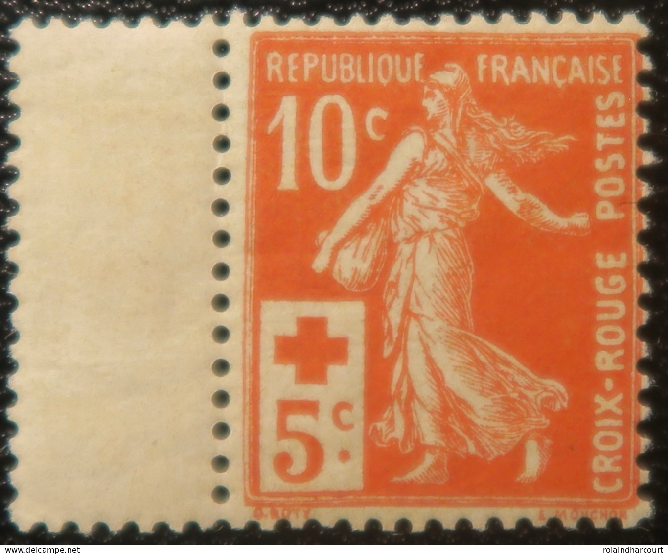 LP2943/94 - FRANCE - 1914 - TYPE SEMEUSE - CROIX ROUGE - N°147 NEUF* Avec Pont - Neufs