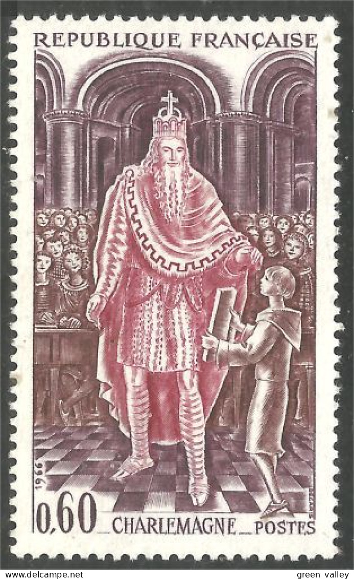 344 France Yv 1497 Charlemagne Ecole School Education MNH ** Neuf SC (1497-1b) - Other & Unclassified