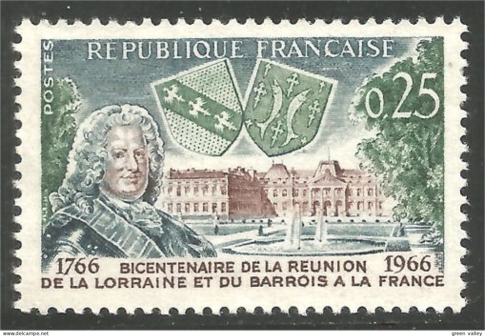 344 France Yv 1483 Lorraine Barrois Armoiries Coat Arms Fontaine Fountain MNH ** Neuf SC (1483-1b) - Briefmarken