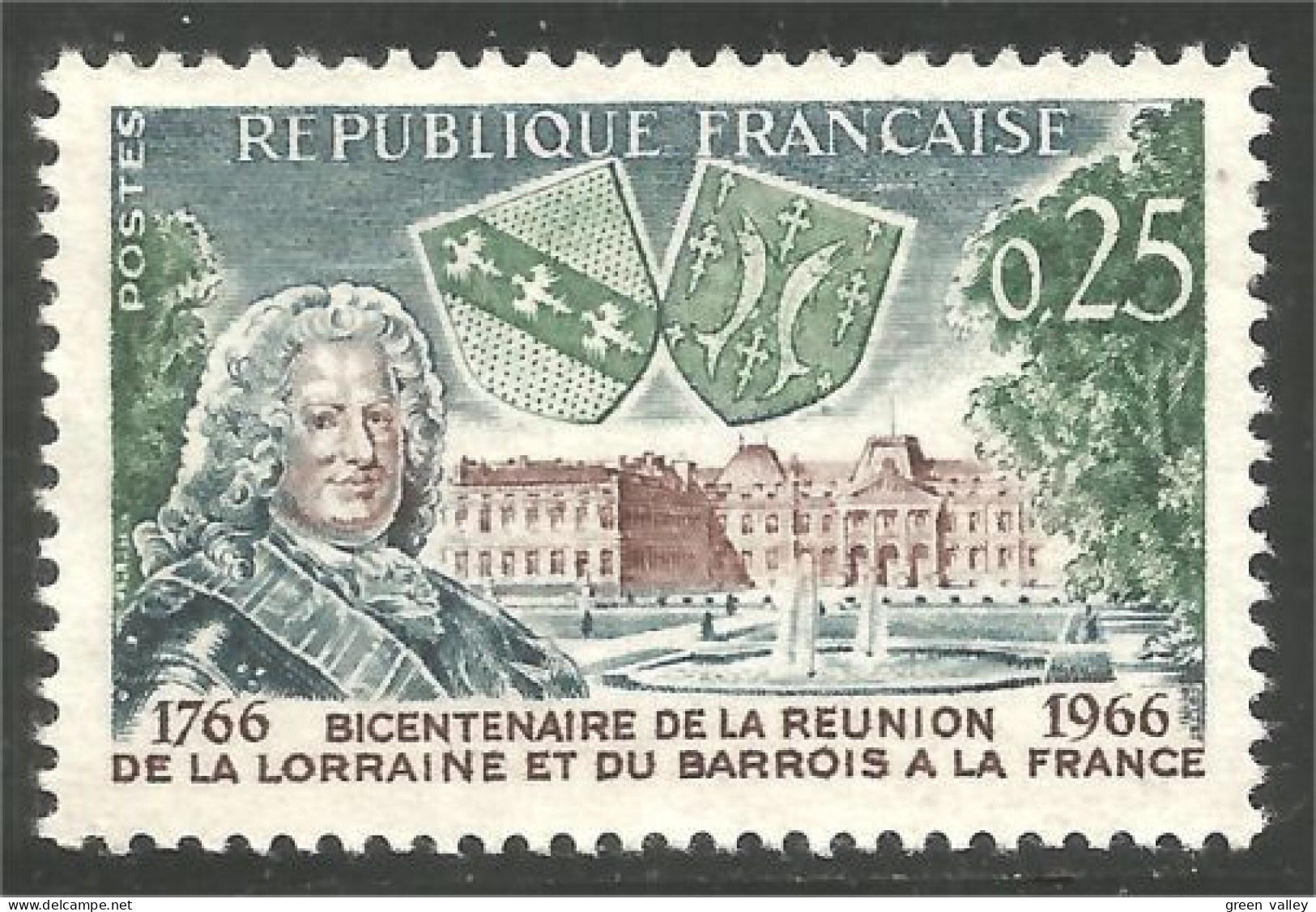 344 France Yv 1483 Lorraine Barrois Armoiries Coat Arms Fontaine Fountain MNH ** Neuf SC (1483-1b) - Francobolli