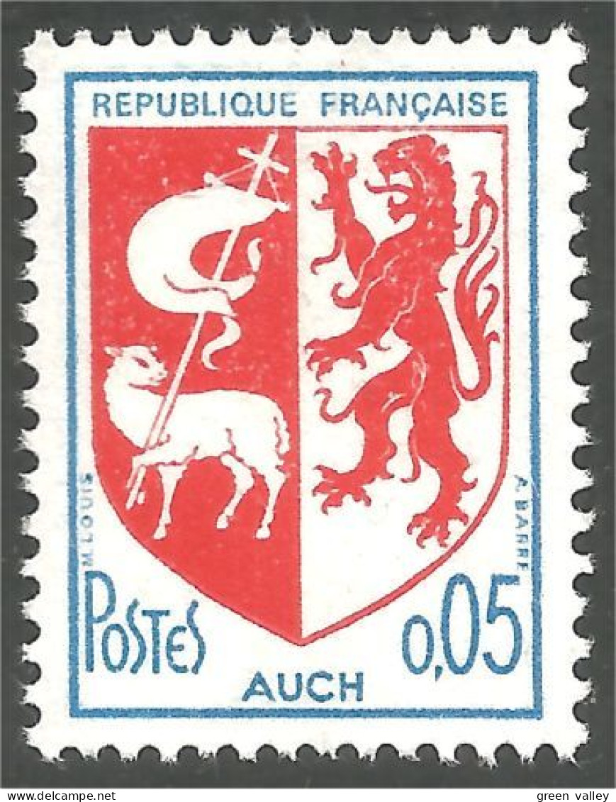 344 France Yv 1468 Auch Coat Of Arms Mouton Sheep Schapen Pecora Aveja MNH ** Neuf SC (1468-1f) - Alimentation
