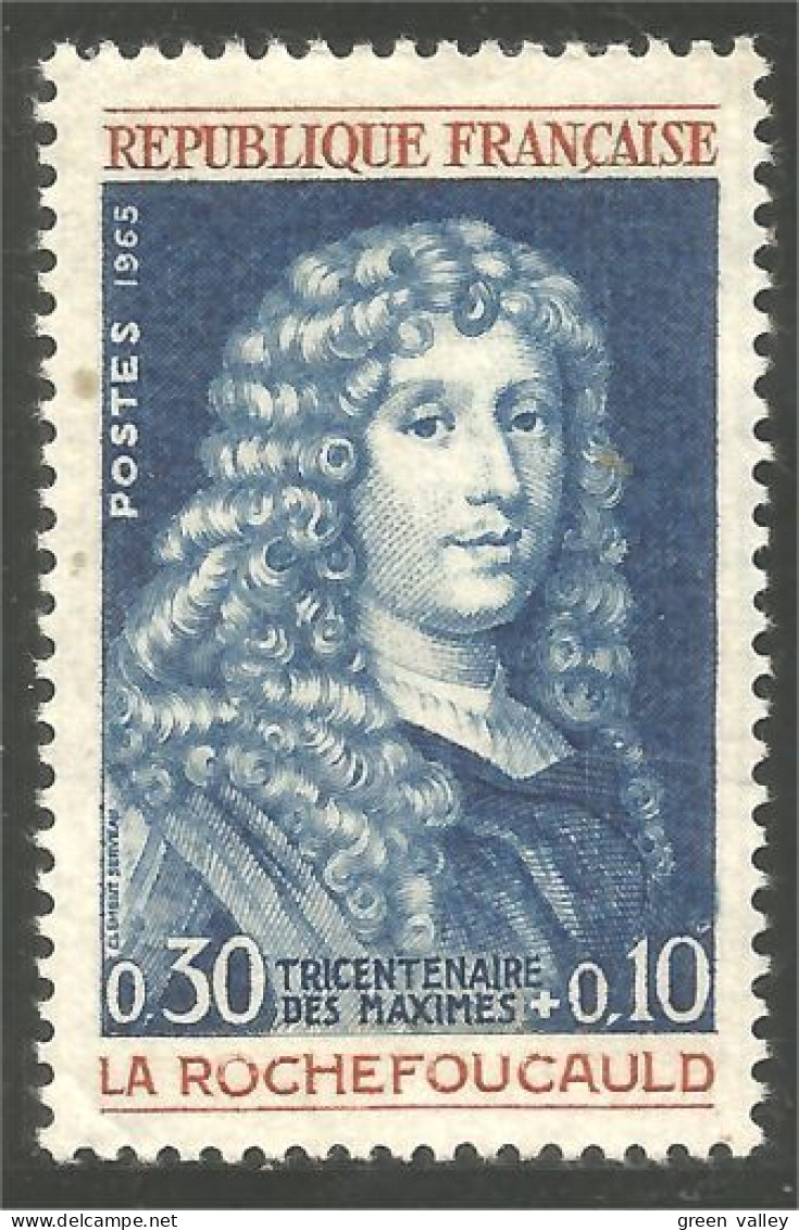 344 France Yv 1442 La Rochefoucauld Écrivain Writer MNH ** Neuf SC (1442-1) - Ecrivains