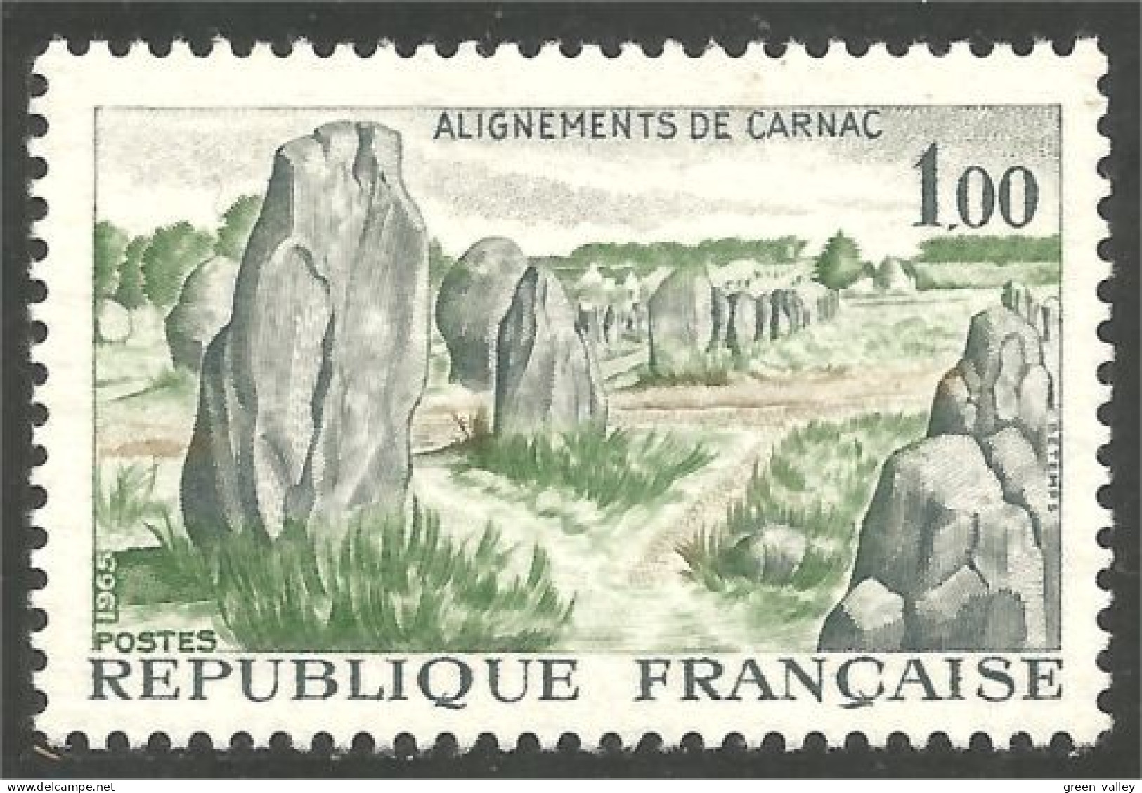 344 France Yv 1440 Carnac Menhir Dolmen Préhistoire MNH ** Neuf SC (1440-1b) - Andere & Zonder Classificatie