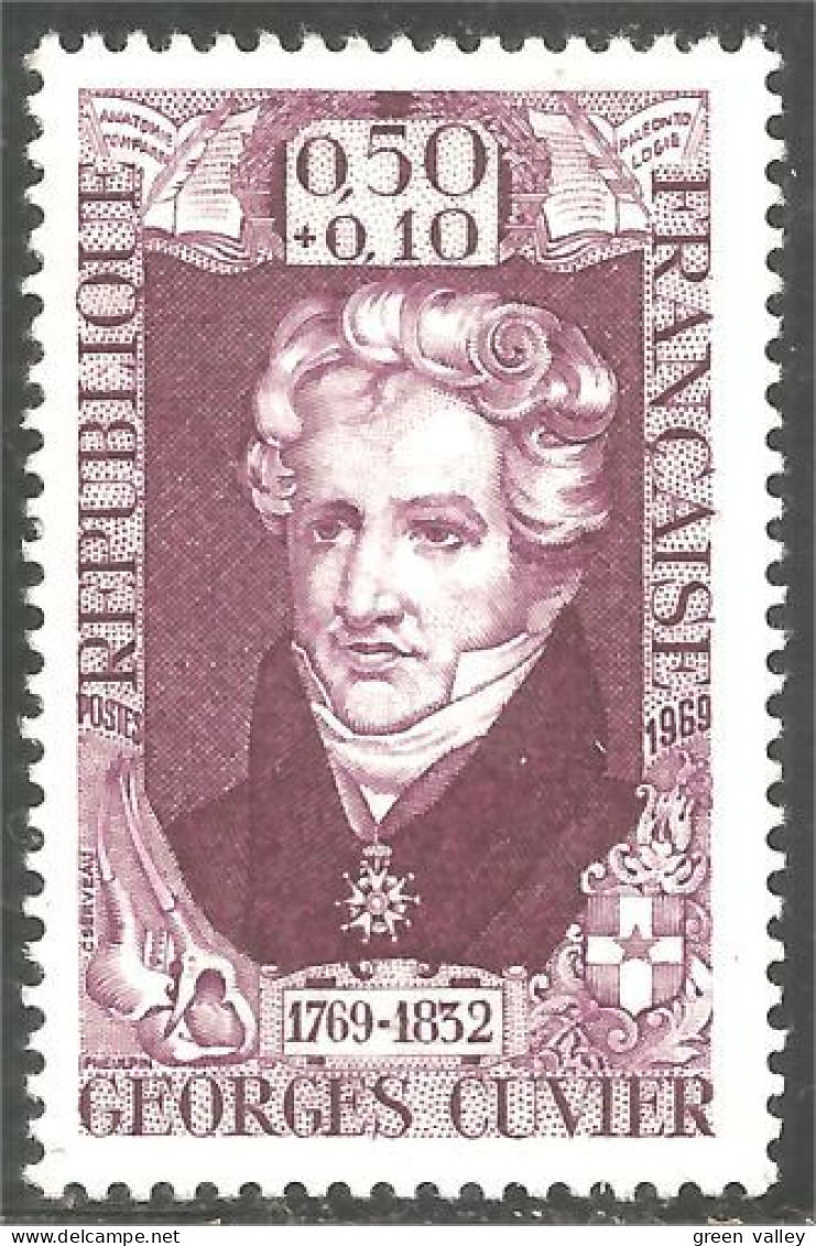 345 France Yv 1595 Georges Cuvier Naturaliste Science Biologie MNH ** Neuf SC (1595-1) - Naturaleza